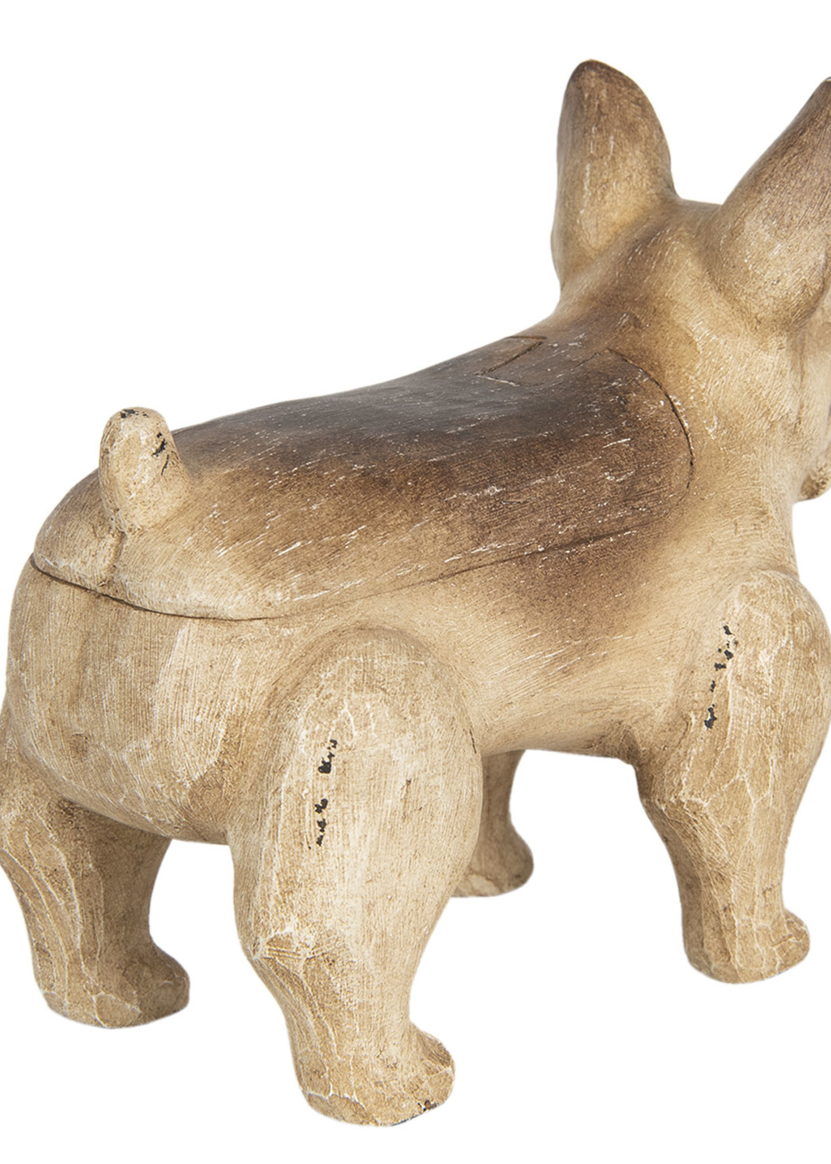 Clayre & Eef Décoration chien 27*13*24 cm 6H1923