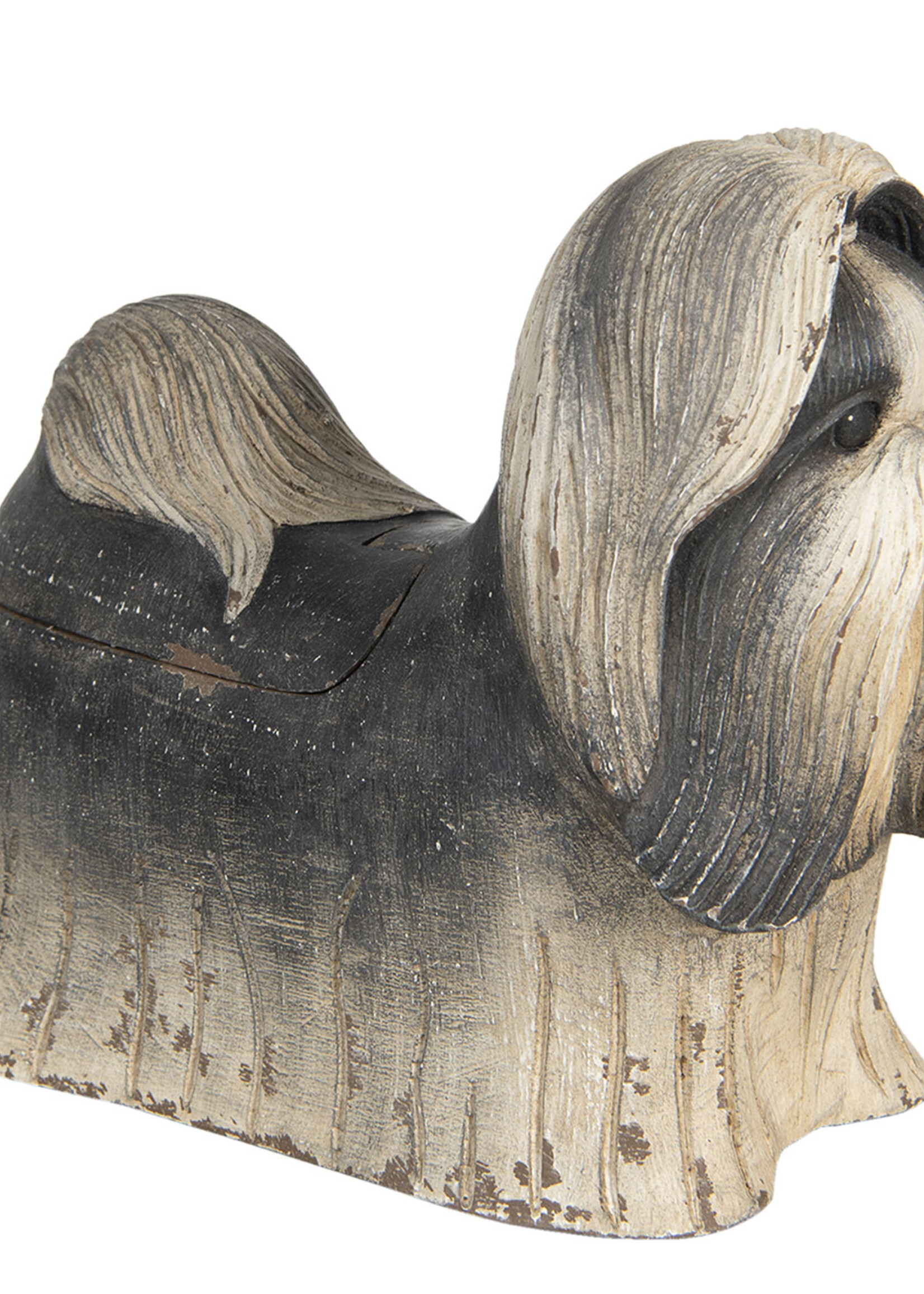 Clayre & Eef Décoration chien 24*12*20 cm 6H1924