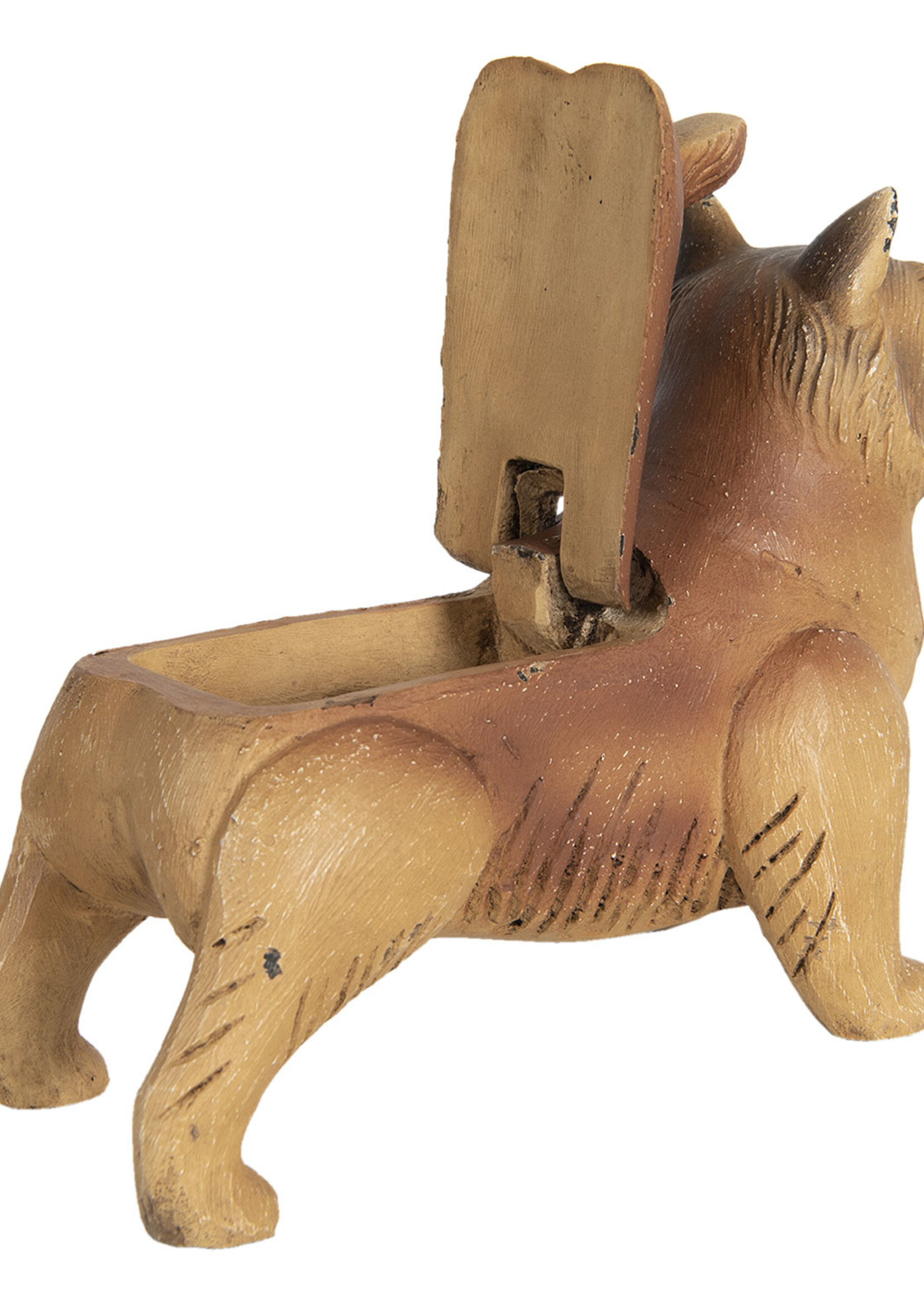 Clayre & Eef Décoration chien 27*13*21 cm 6H1927