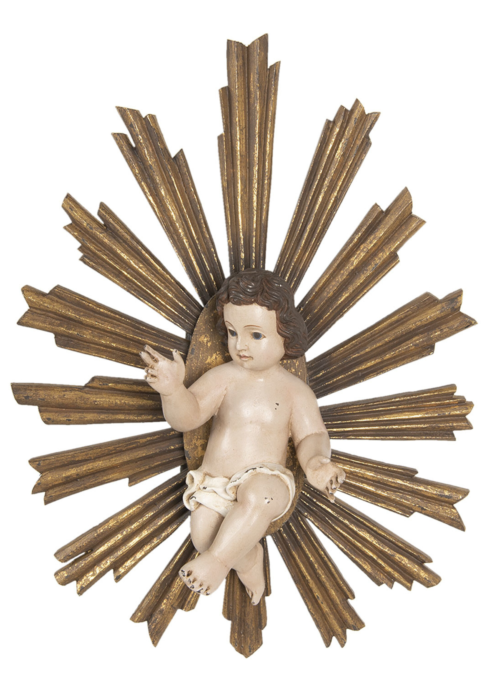 Clayre & Eef Decoratie Kerst 35*15*46 cm 6H1928