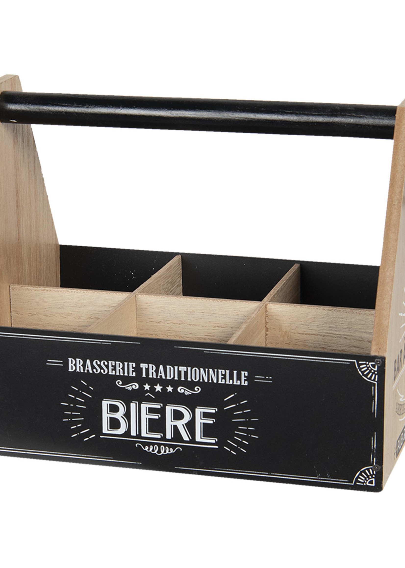Clayre & Eef Range-bouteilles avec ouvre-bouteilles 29*19*20 cm 6H1930