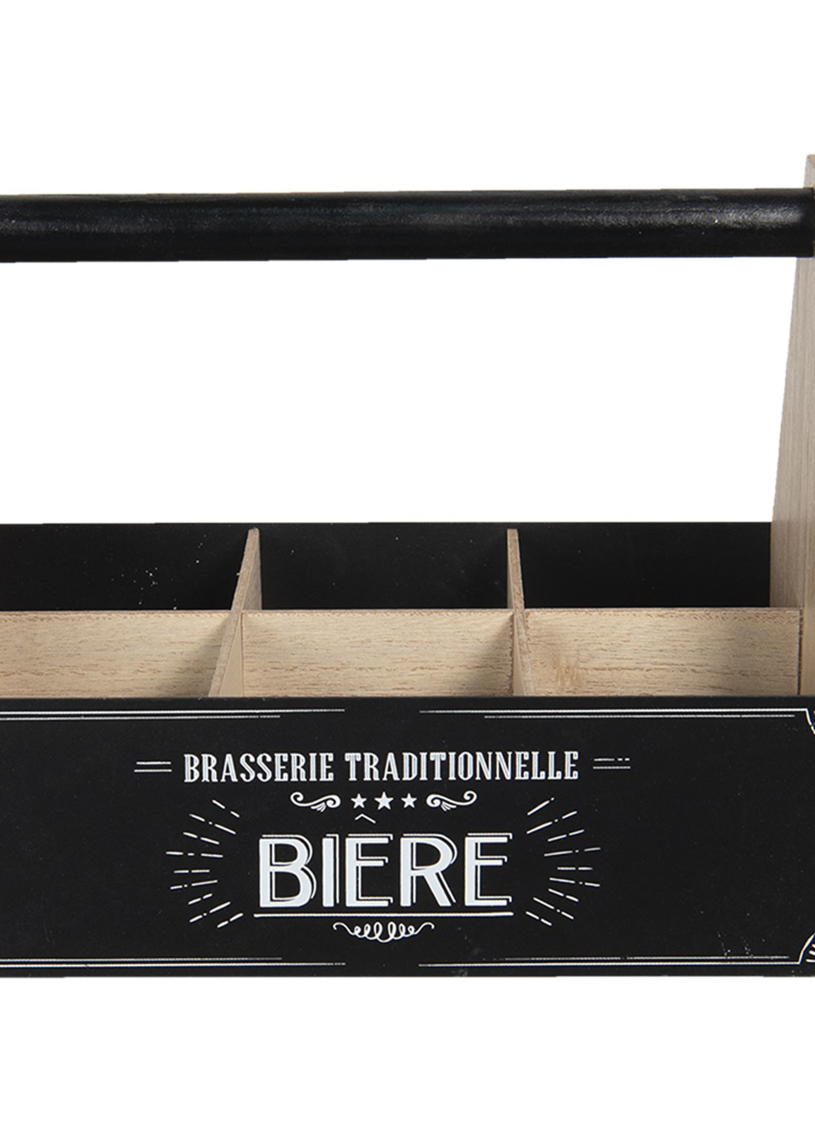 Clayre & Eef Range-bouteilles avec ouvre-bouteilles 29*19*20 cm 6H1930