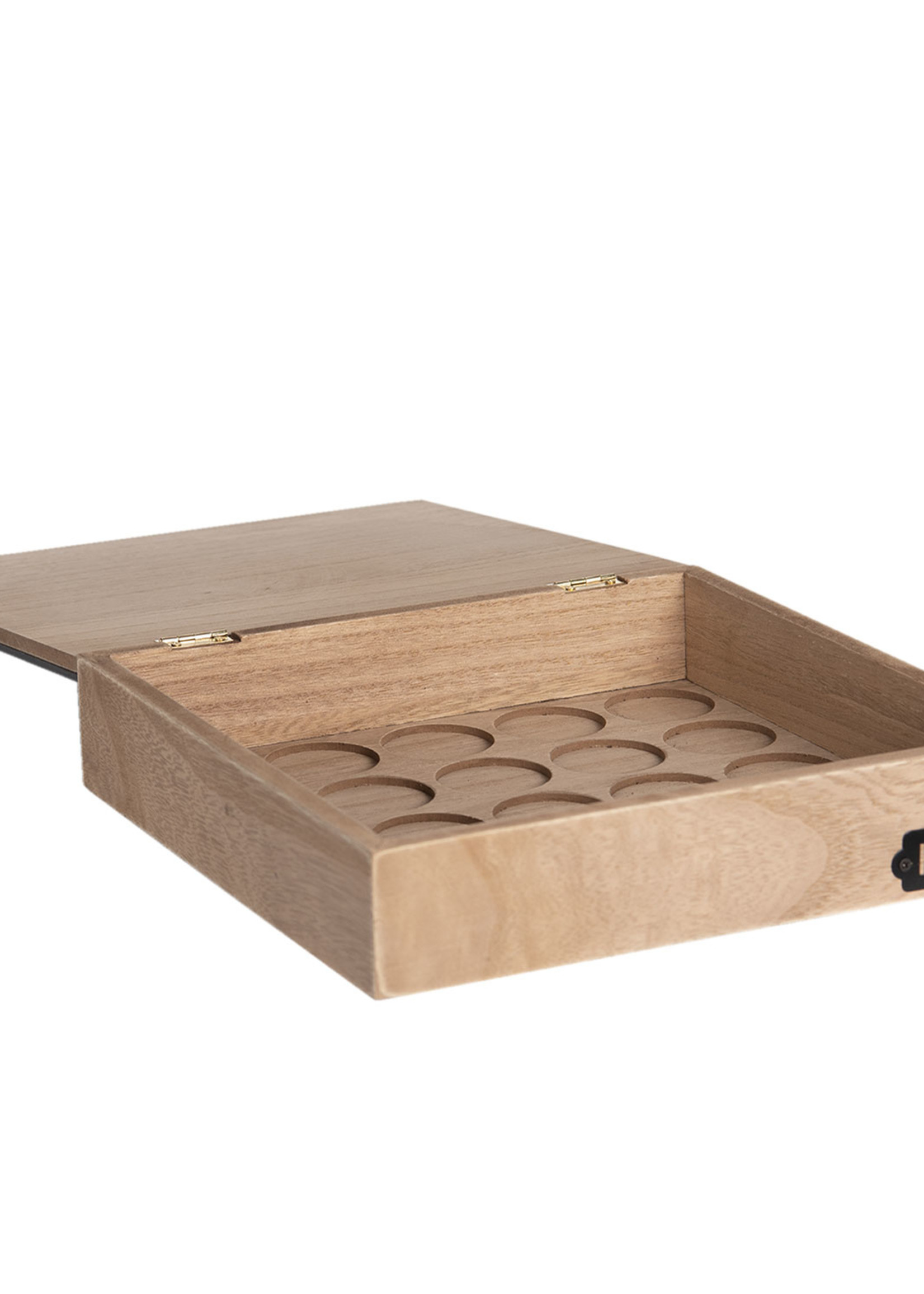 Clayre & Eef Boîte pour capsule de café 24*24*5 cm 6H1935