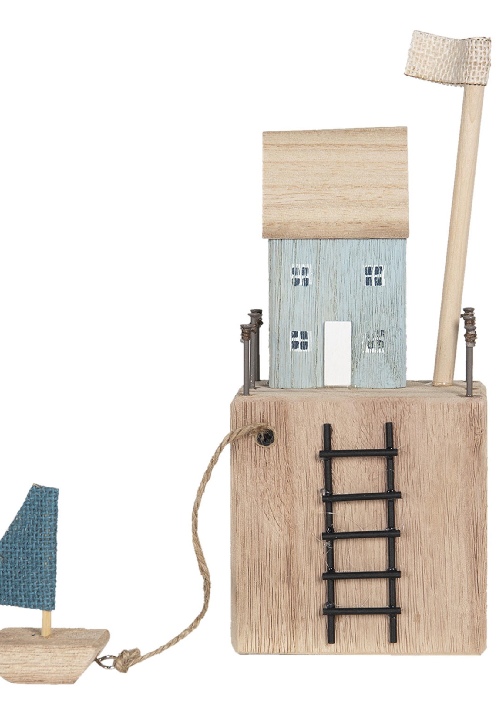 Clayre & Eef Decoratie huis 11*7*11/27 cm 6H1946