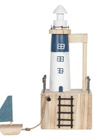 Clayre & Eef Décoration phare 11*7*27 cm 6H1947
