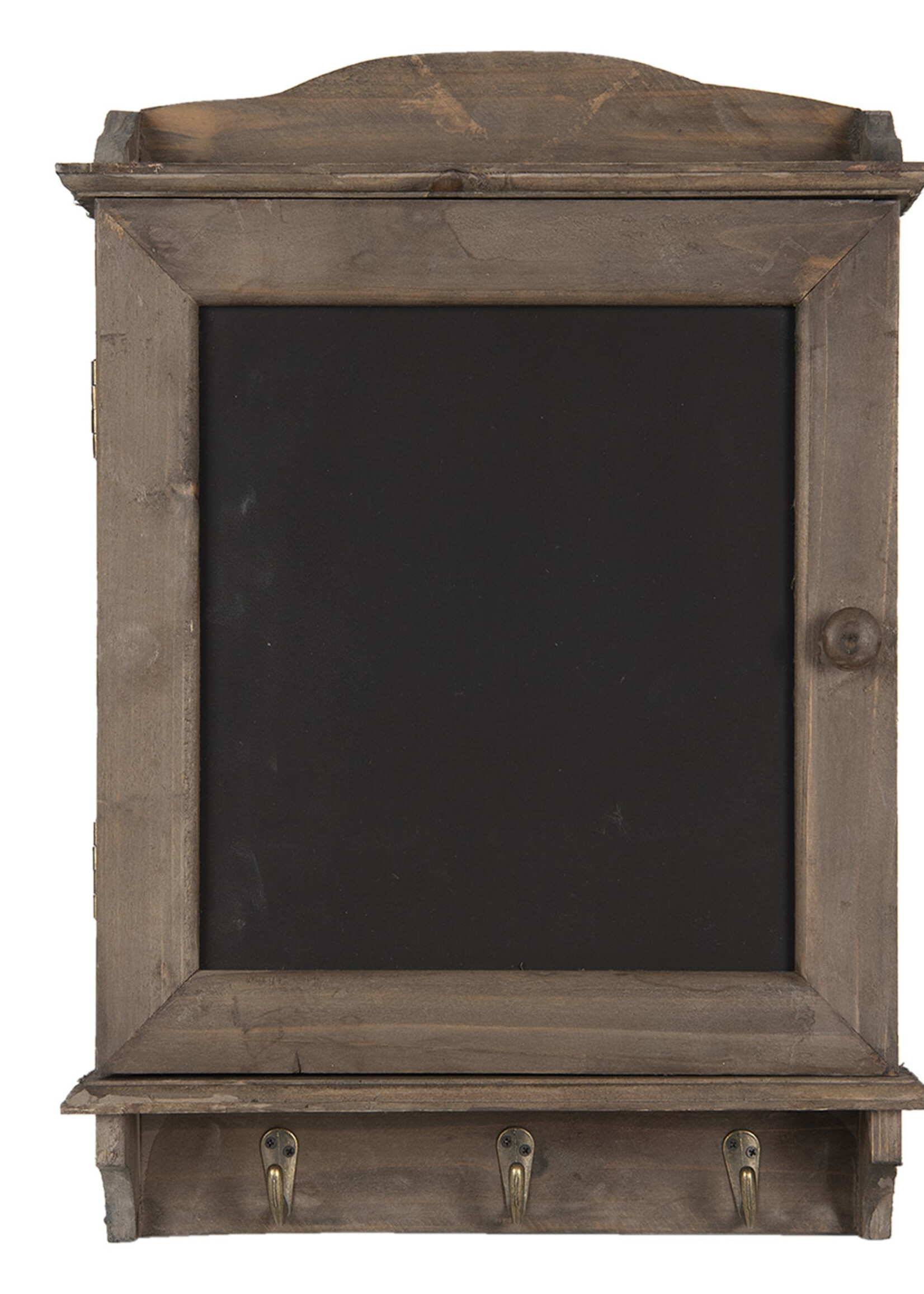 Clayre & Eef Krijtbord met haken 34*8*47 cm 6H1950