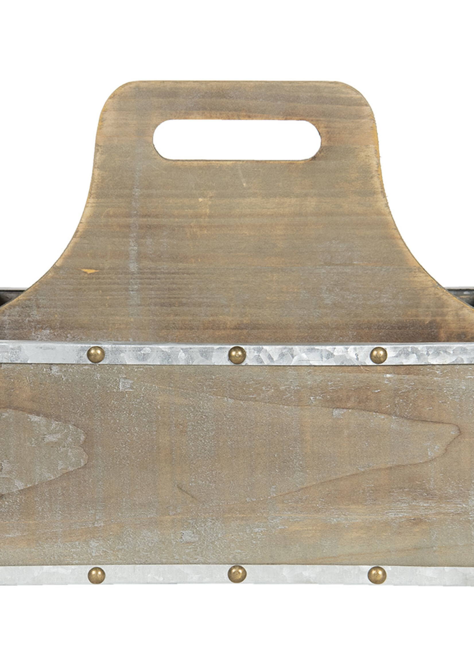 Clayre & Eef Plateau à compartiment 28*19*24 cm 6H1969