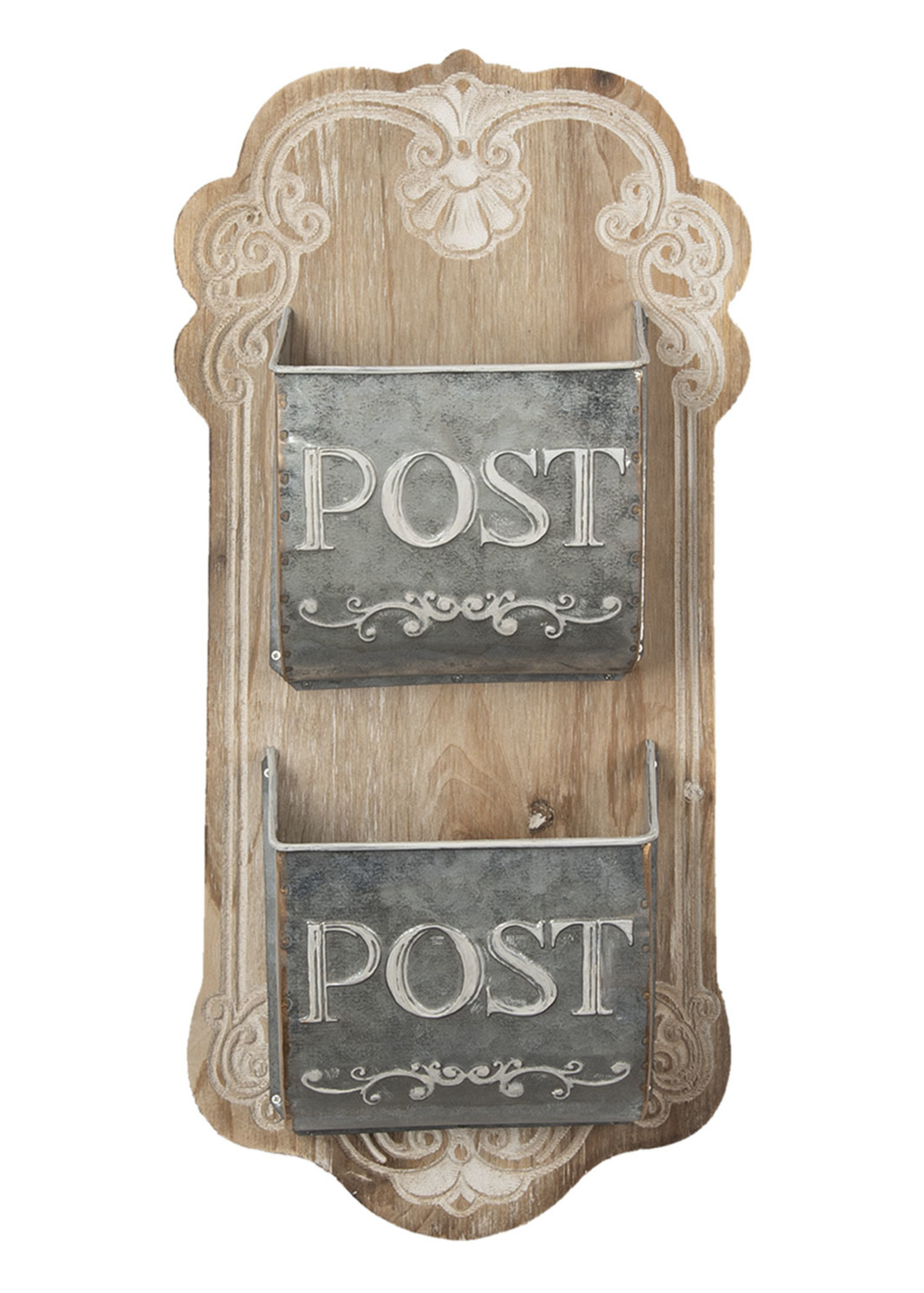 Clayre & Eef Porte-lettres 26*10*53 cm 6H1971