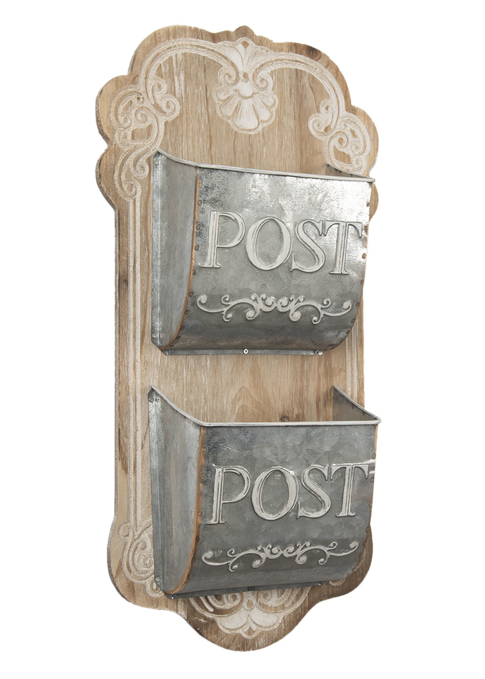 Clayre & Eef Porte-lettres 26*10*53 cm 6H1971