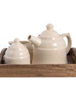 Clayre & Eef Dienblad met servies 27*22*16 cm 6H1986