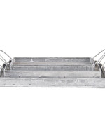 Clayre & Eef Plateau décoratif (set 3) 26*15*5 / 23*13*5 / 20*9*5 cm 6H2005