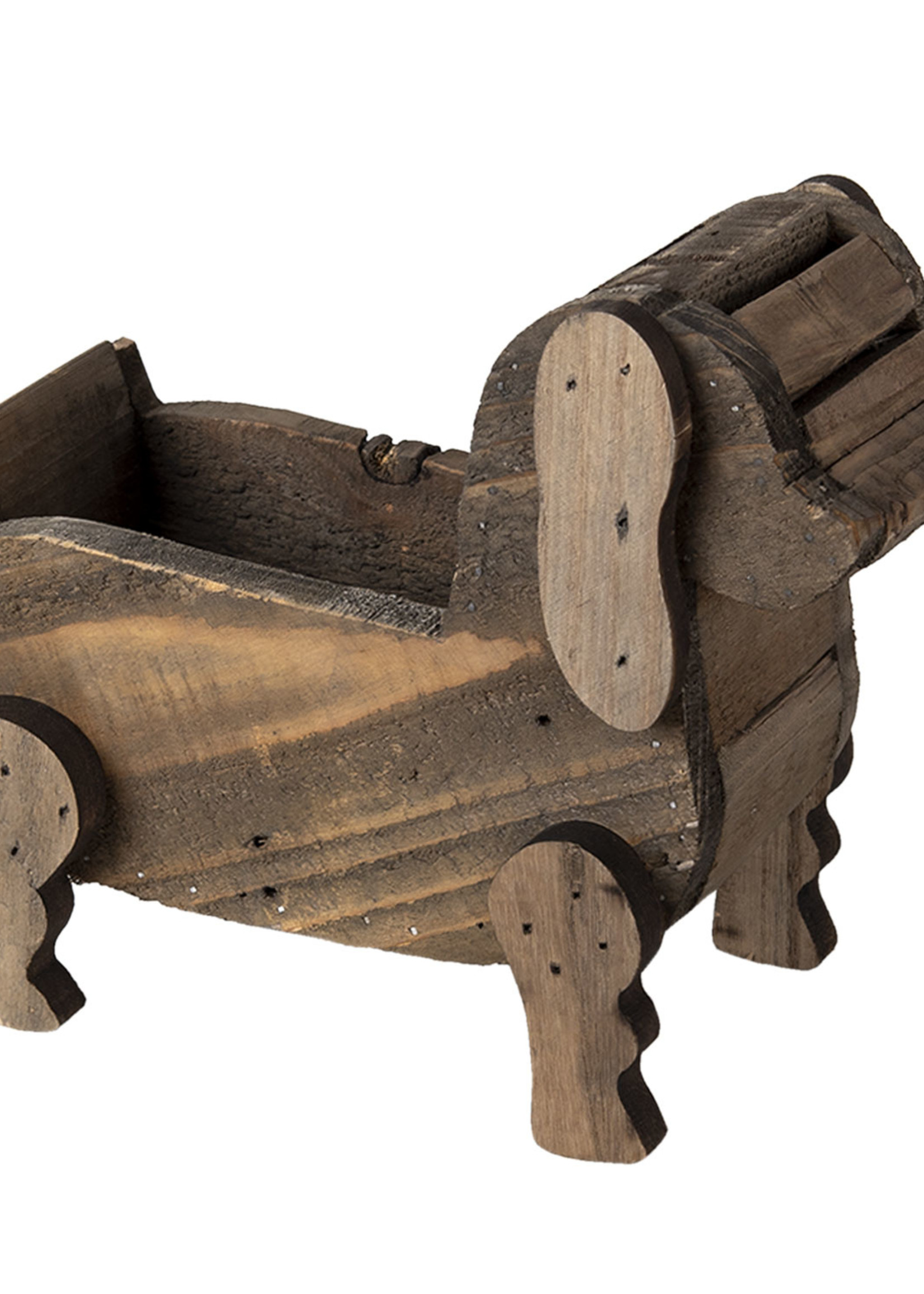 Clayre & Eef Porte plantes chien 26*12*11 cm 6H2021