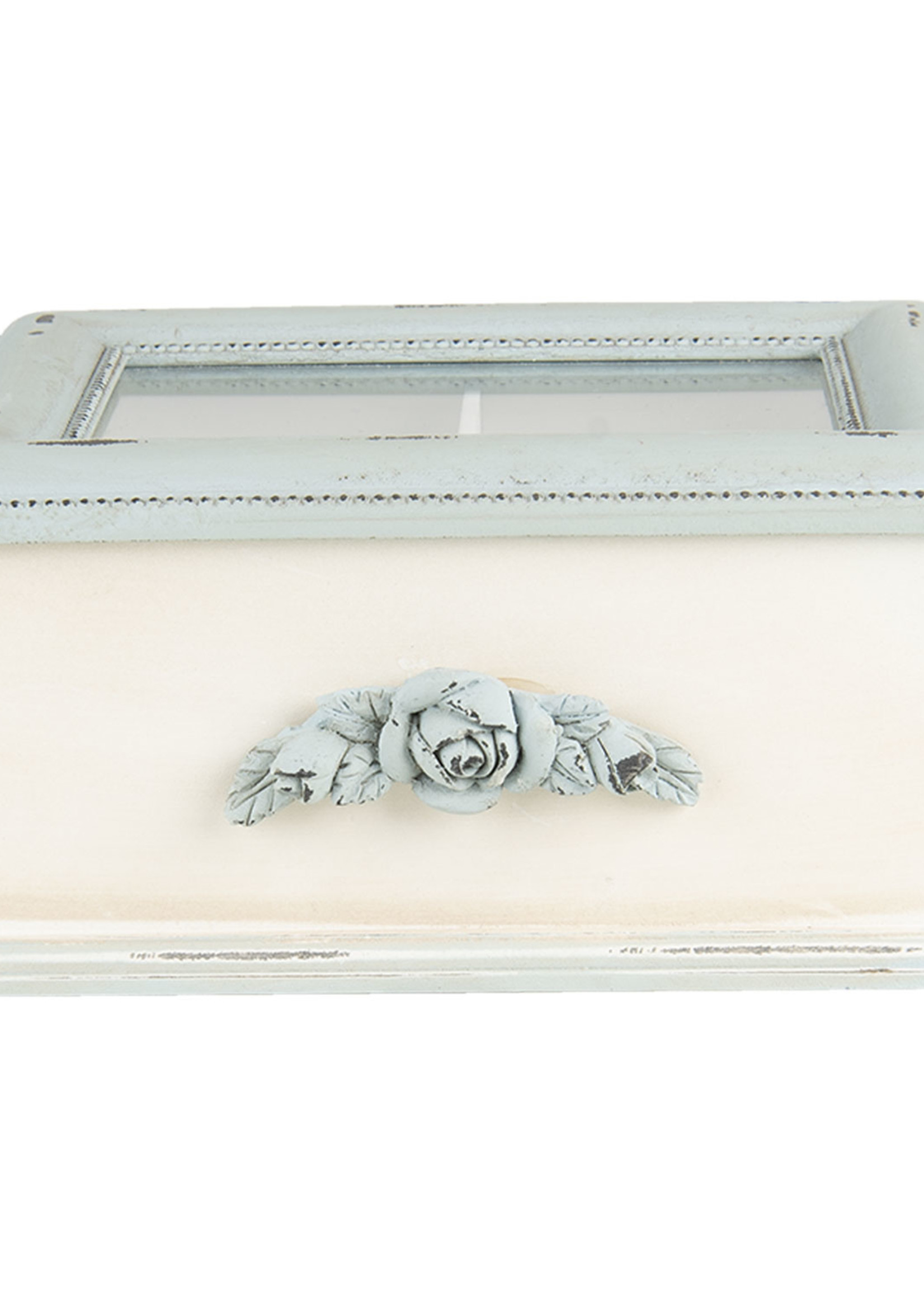 Clayre & Eef Theedoos (4 vaks) 20*17*9 cm 6H2030