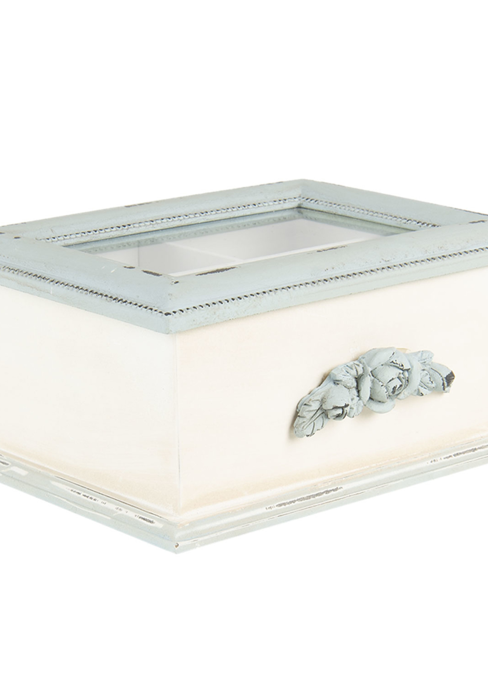 Clayre & Eef Boîte à thé (4 compartiments) 20*17*9 cm 6H2030