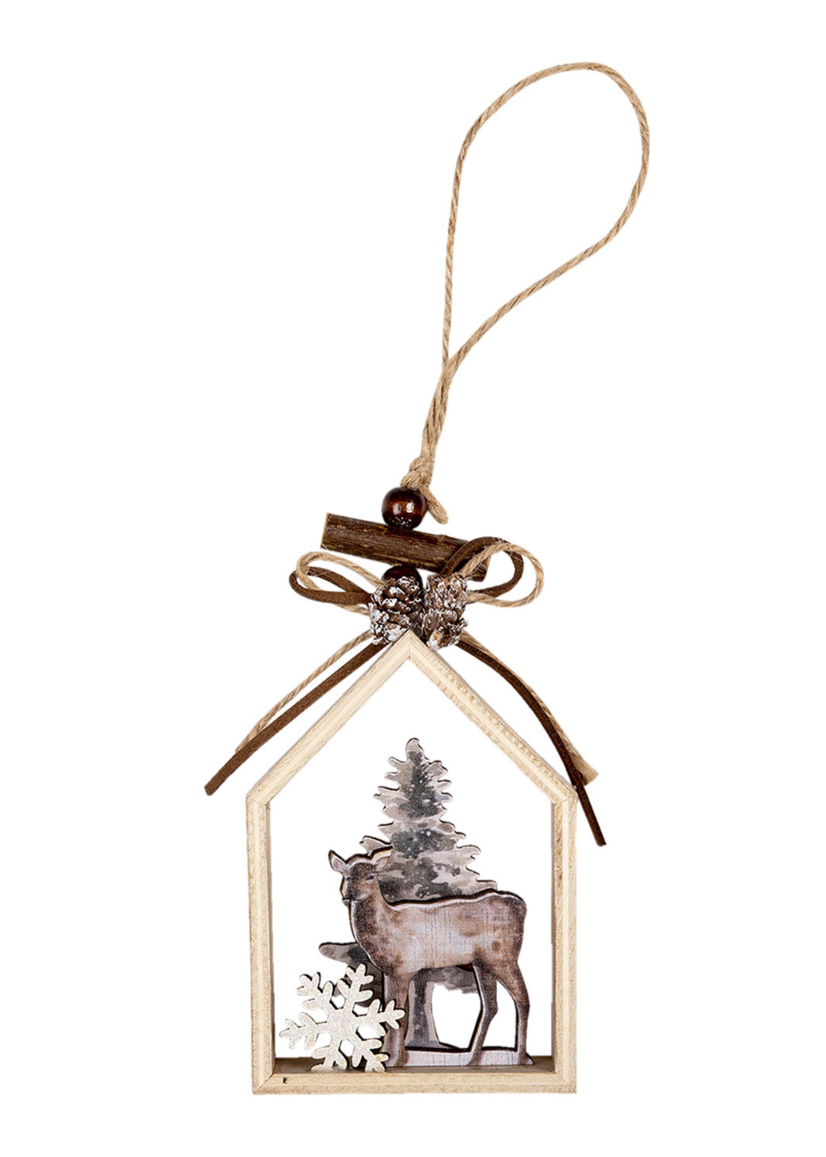 Clayre & Eef Renne pendentif 7*3*12 cm 6H2040