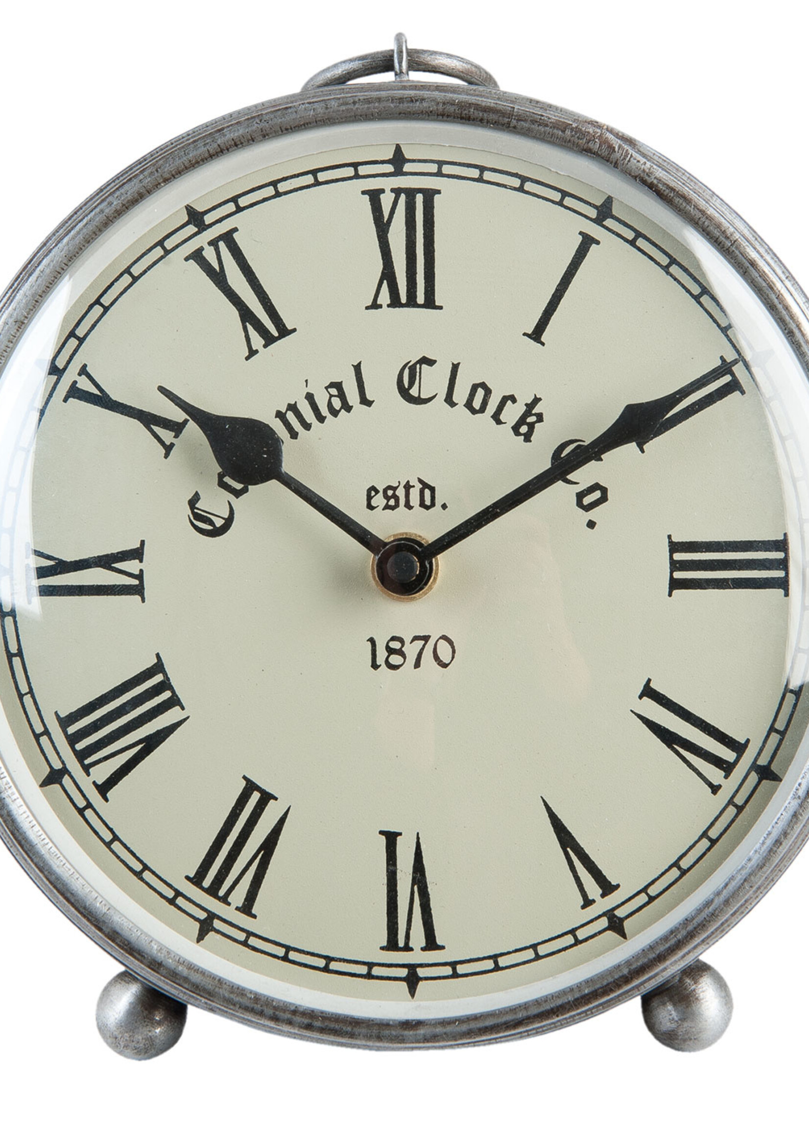 Clayre & Eef Tafelklok Ø 16*6 cm  / 1*AA 6KL0365