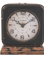 Clayre & Eef Tafelklok 11*5*12 cm / 1*AA 6KL0479