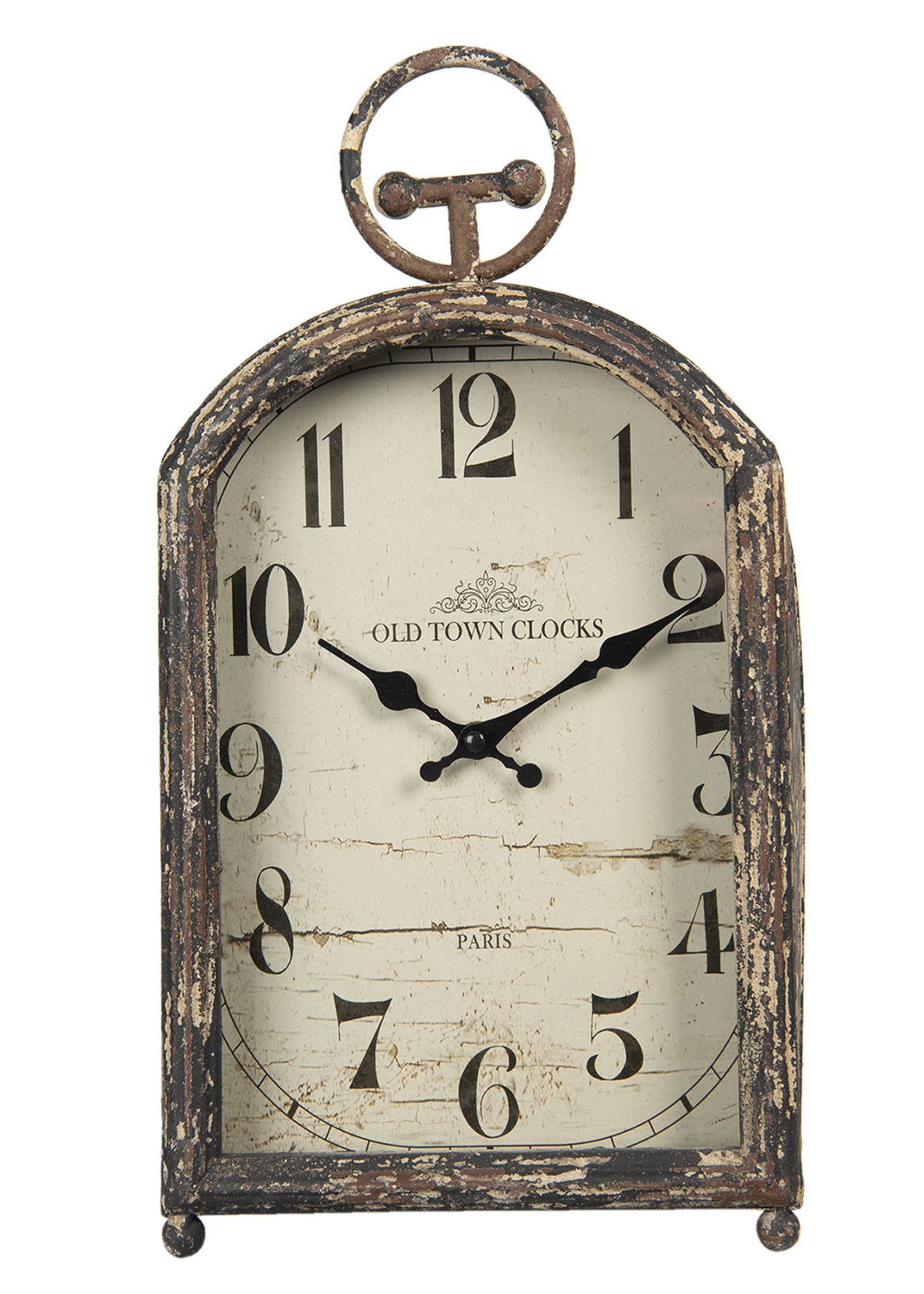 Clayre & Eef Horloge de table 22*9*42 cm / 1*AA 6KL0522