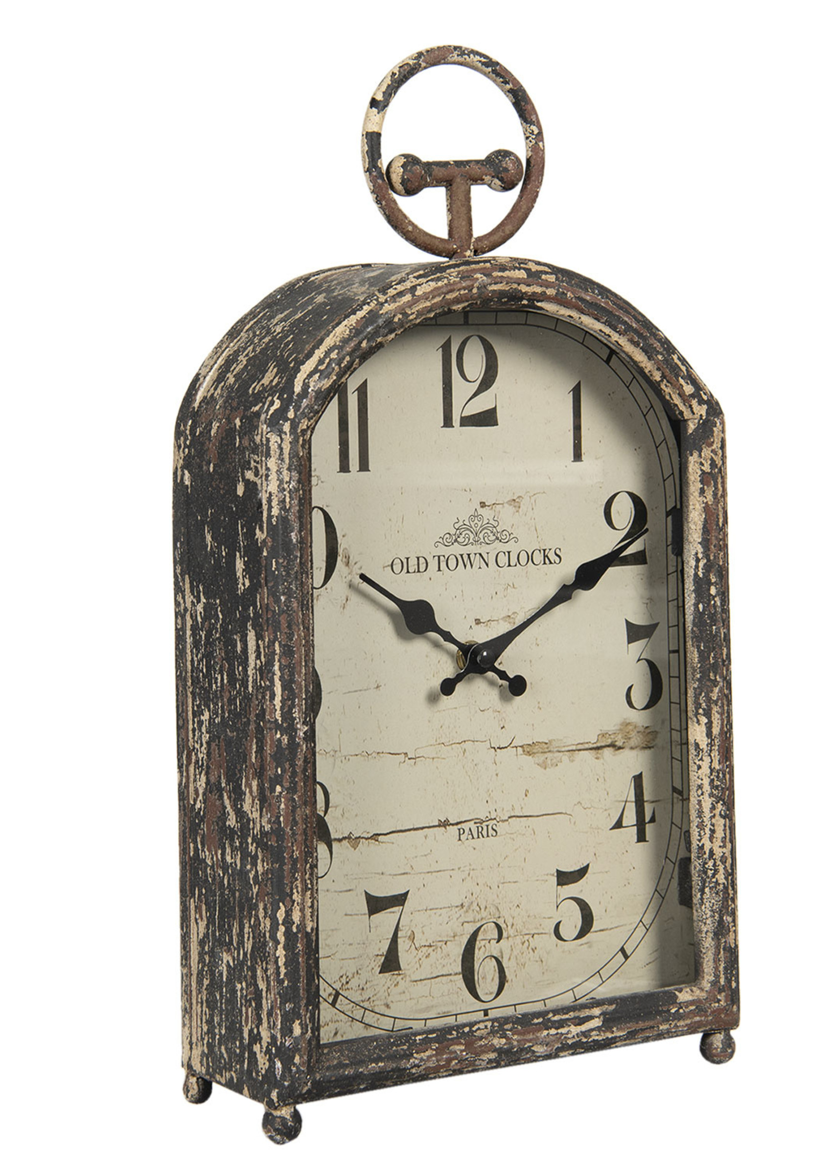 Clayre & Eef Horloge de table 22*9*42 cm / 1*AA 6KL0522
