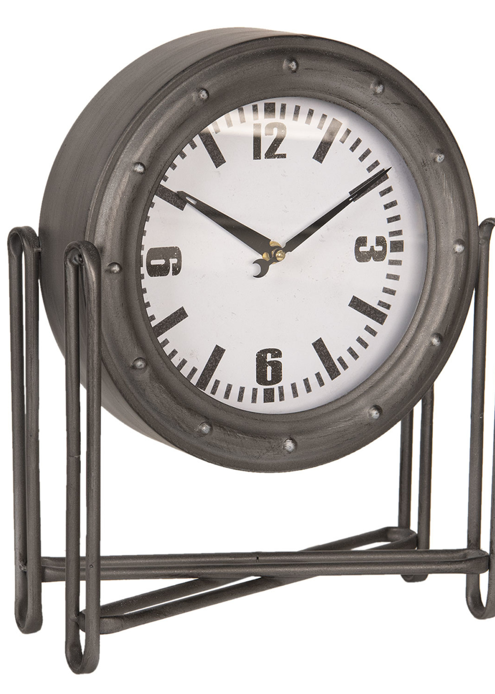 Clayre & Eef Tafelklok 28*12*36 cm / 1*AA 6KL0545