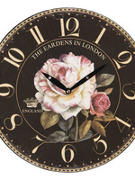 Clayre & Eef Horloge murale Ø 34*3 cm / 1*AA 6KL0588