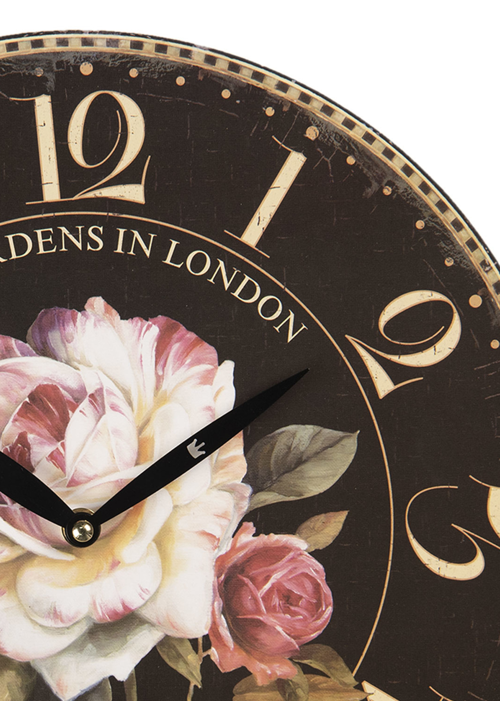 Clayre & Eef Horloge murale Ø 34*3 cm / 1*AA 6KL0588