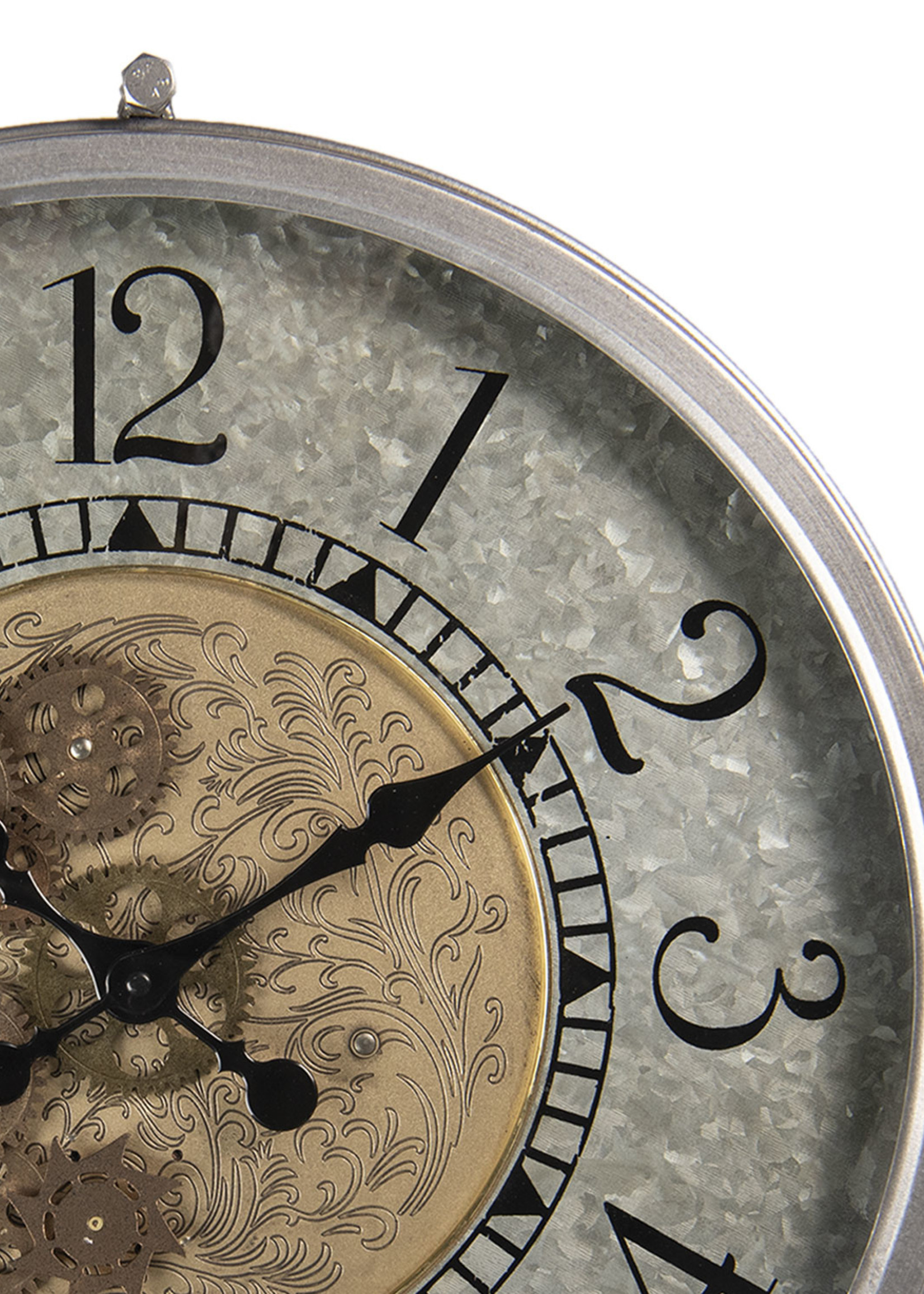 Clayre & Eef Horloge murale Ø 51*8 cm / 1*AA 6KL0591