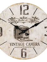 Clayre & Eef Wandklok Ø 30*3 cm / 1*AA 6KL0601