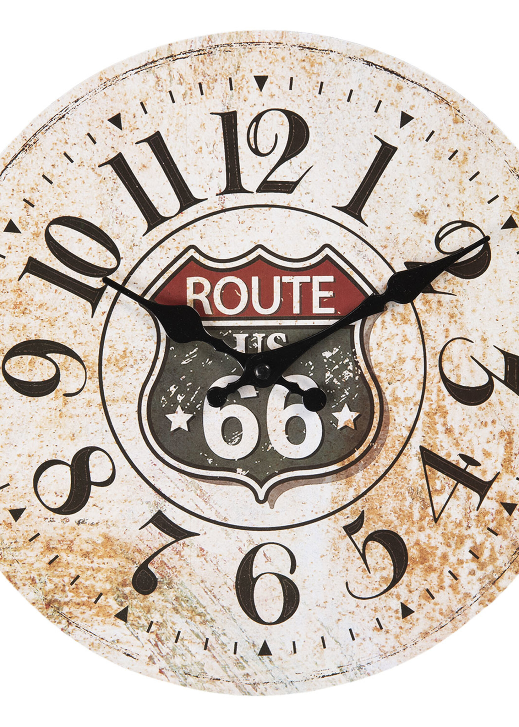 Clayre & Eef Horloge murale Ø 30*3 cm / 1*AA 6KL0602