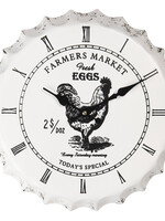 Clayre & Eef Horloge murale Ø 35*5 cm / 1*AA 6KL0609