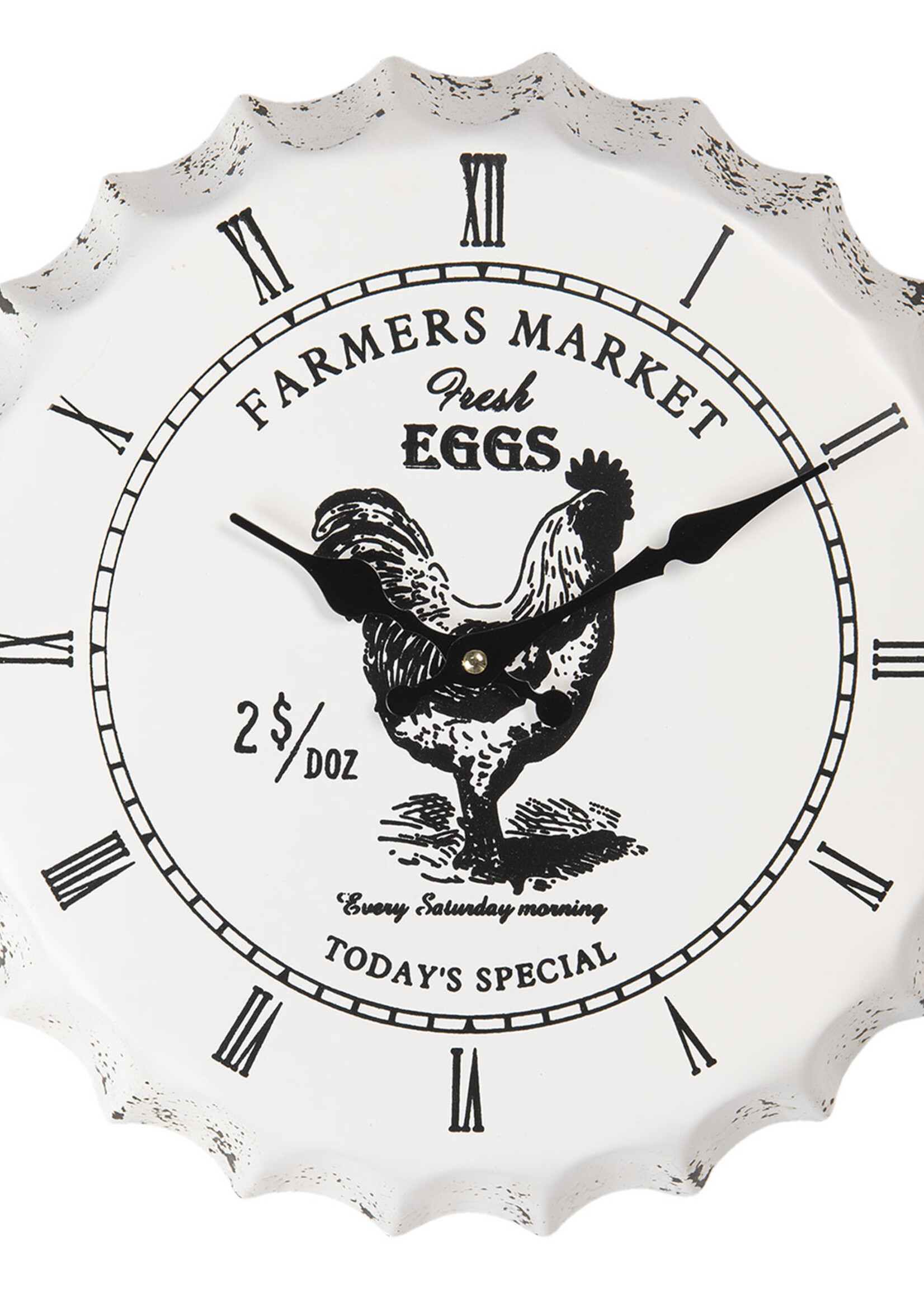 Clayre & Eef Wandklok Ø 35*5 cm / 1*AA 6KL0609