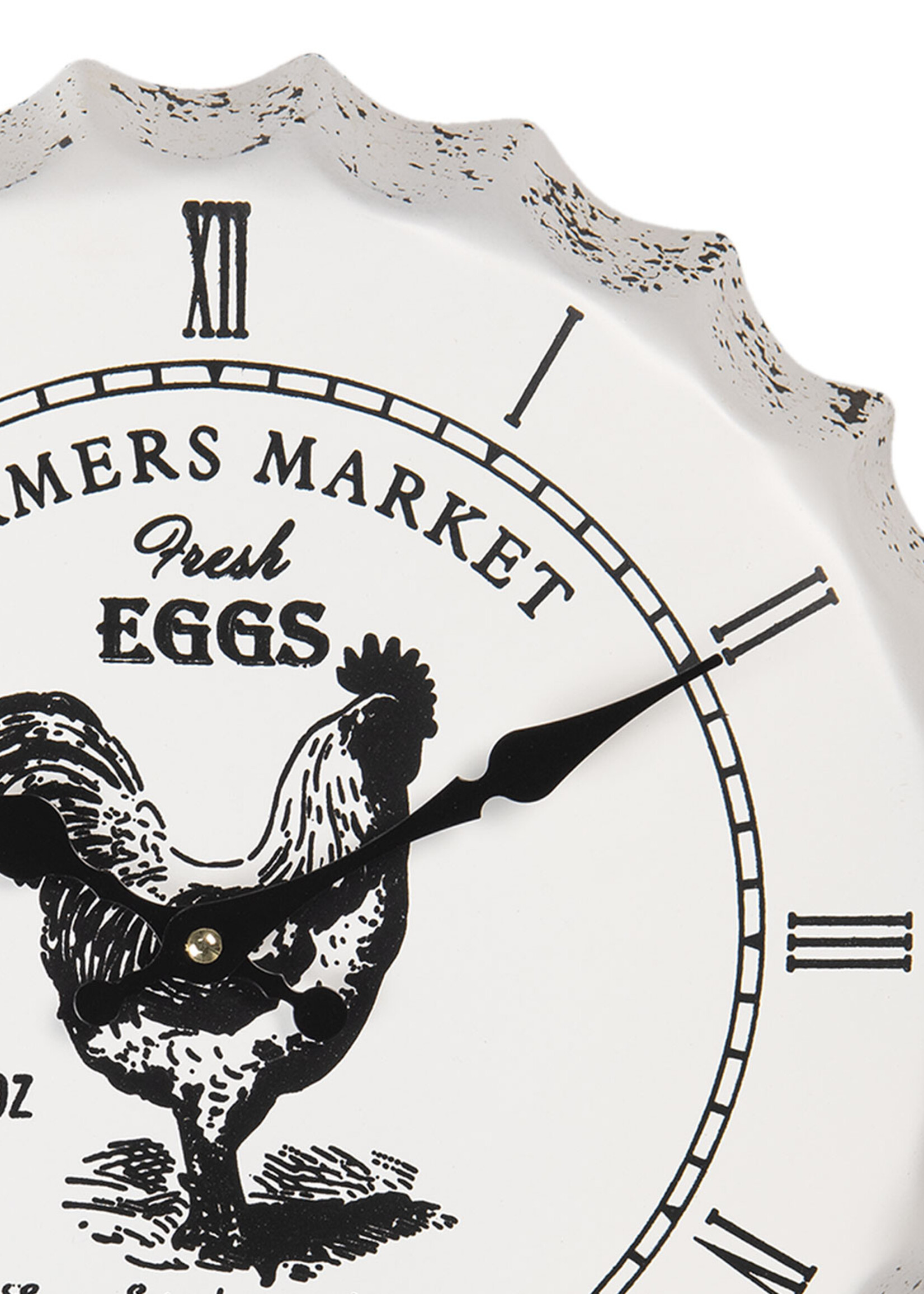 Clayre & Eef Horloge murale Ø 35*5 cm / 1*AA 6KL0609