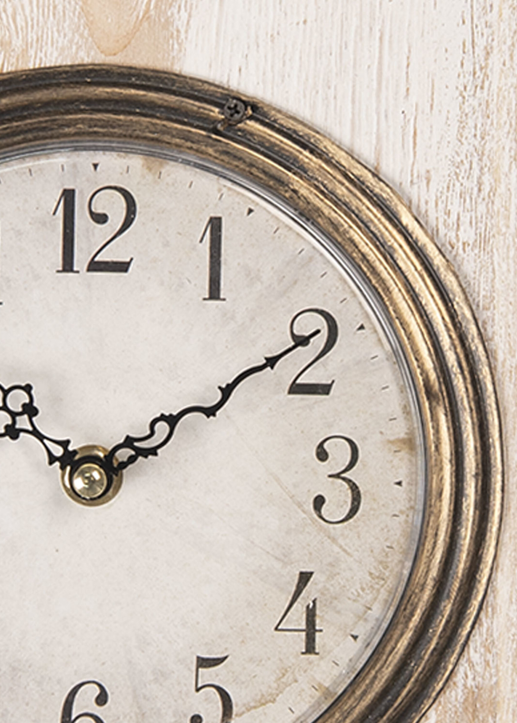 Clayre & Eef Horloge murale 37*4*48 cm / 1*AA 6KL0613