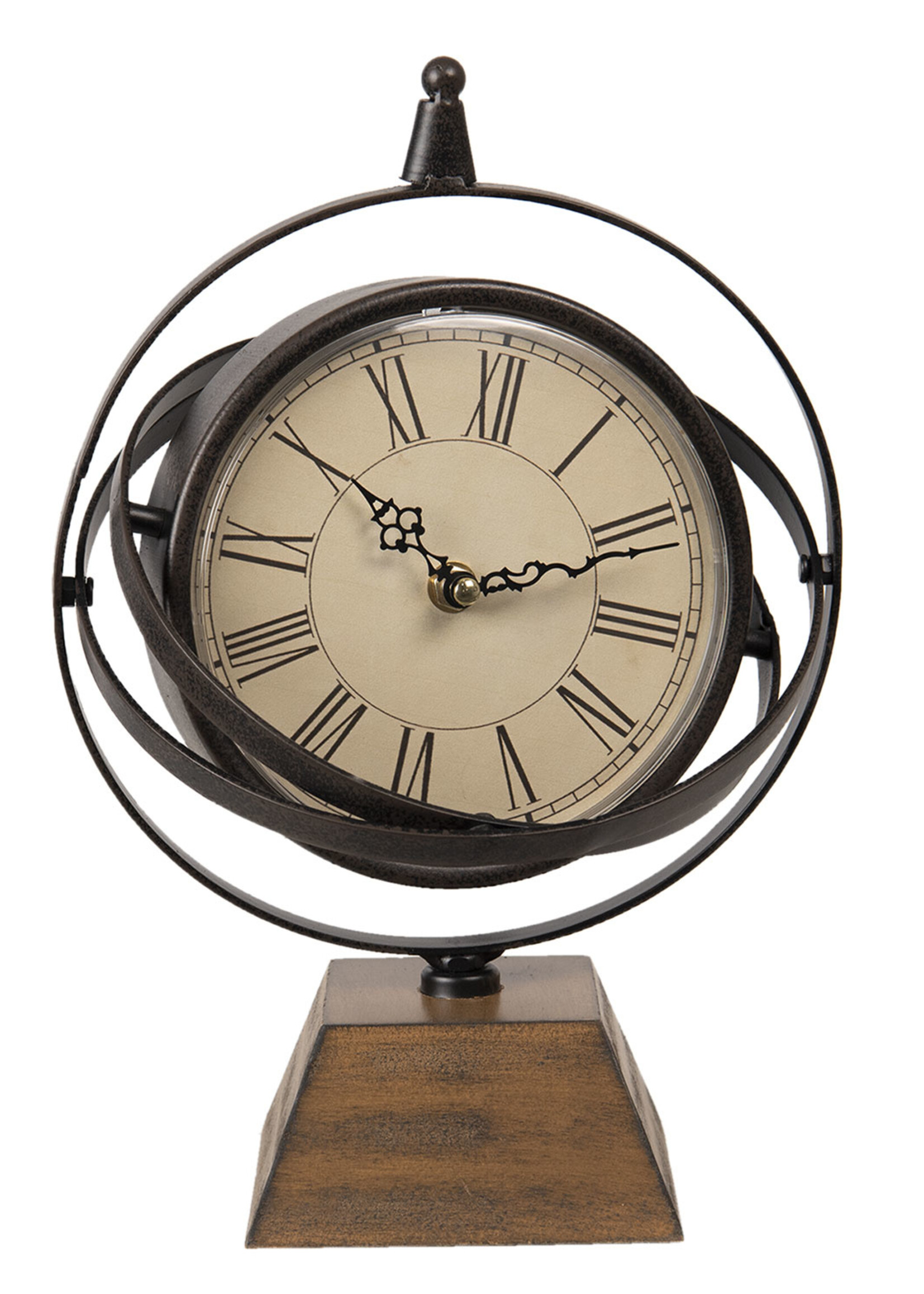 Clayre & Eef Horloge de table 21*11*31 cm / 1*AA 6KL0615