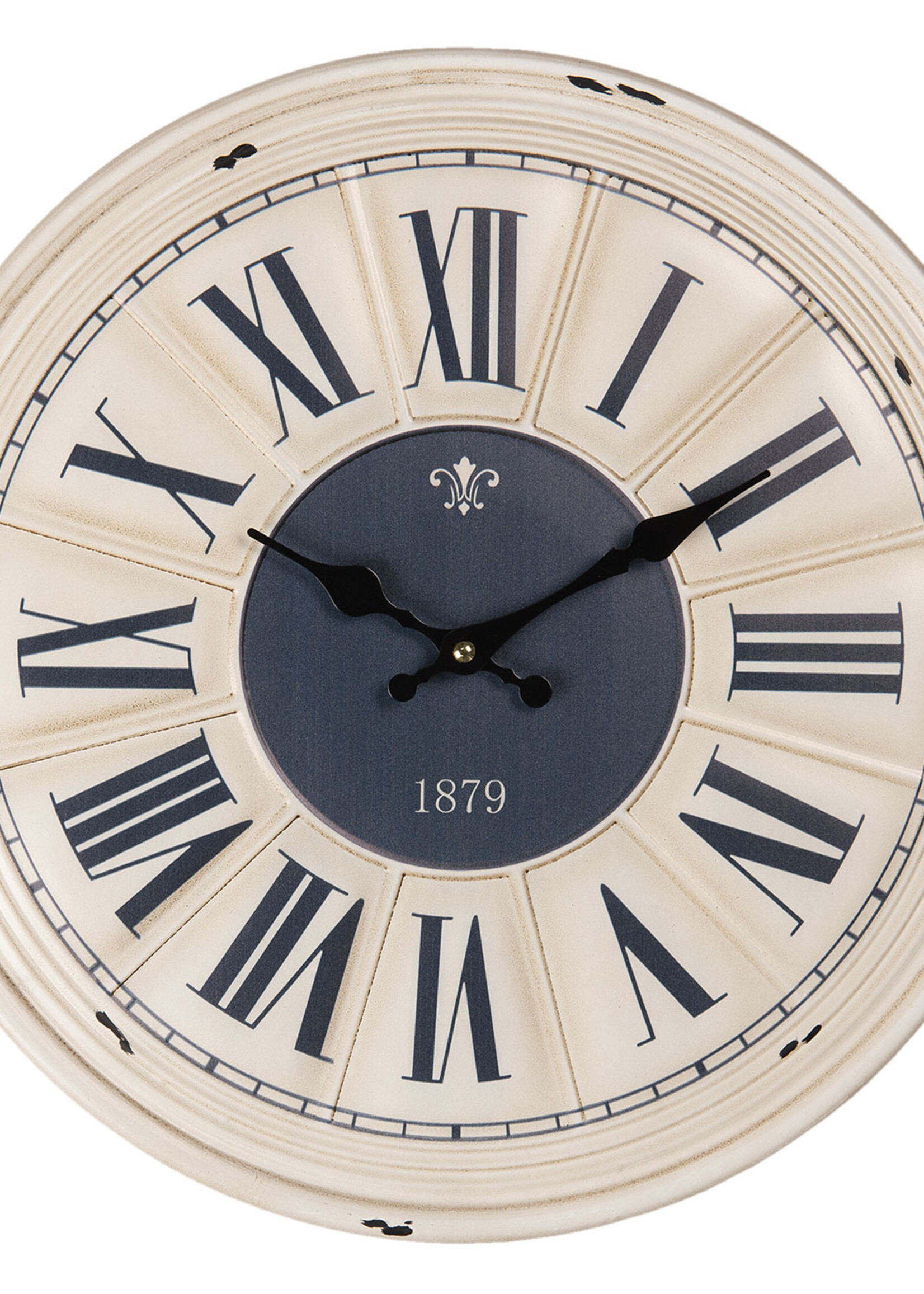 Clayre & Eef Wandklok Ø 40*3 cm / 1*AA 6KL0617