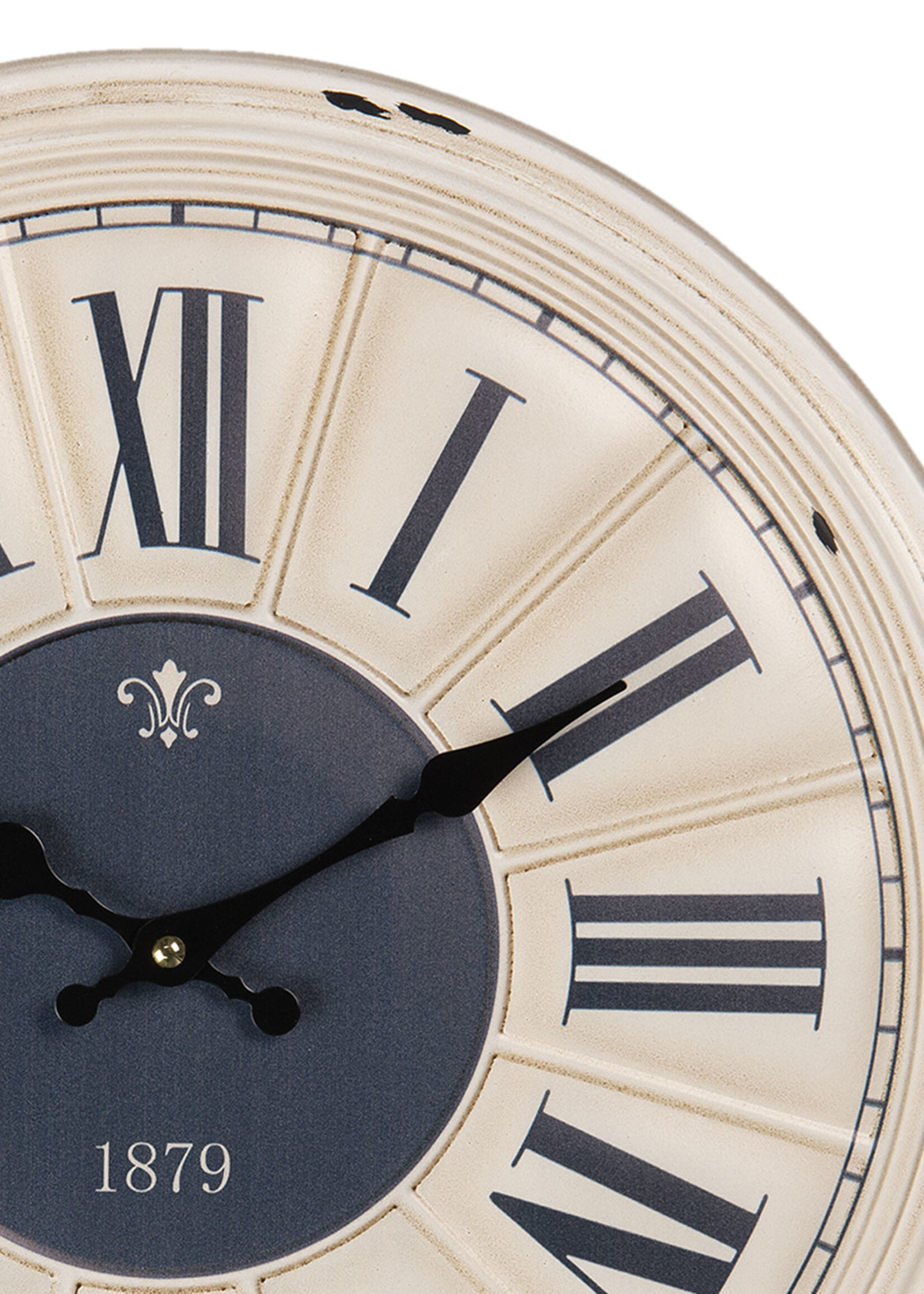 Clayre & Eef Horloge murale Ø 40*3 cm / 1*AA 6KL0617