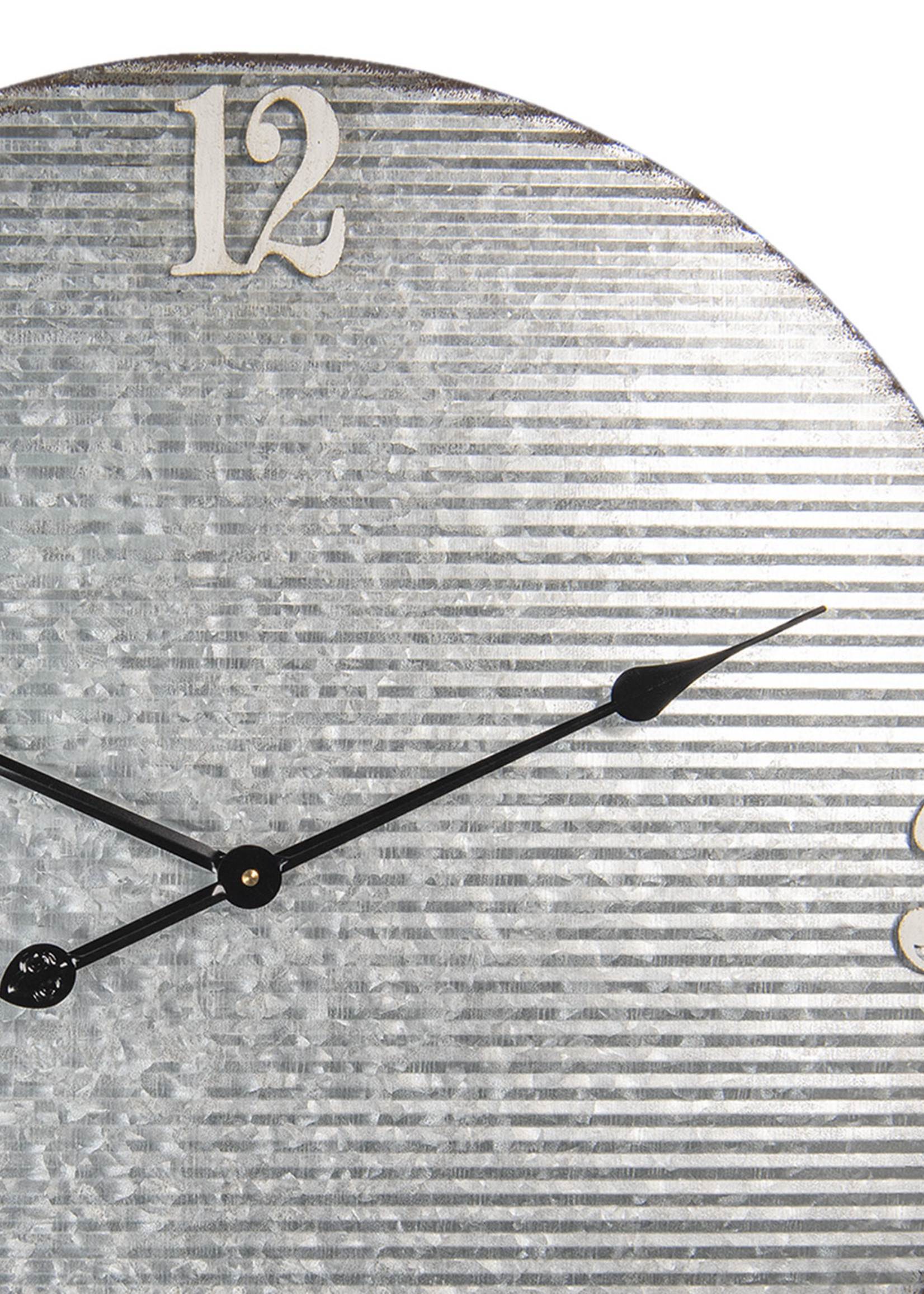 Clayre & Eef Horloge murale Ø 60*5 cm / 1*AA 6KL0621