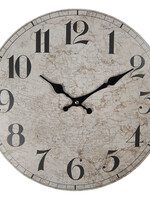 Clayre & Eef Wandklok Ø 34*4 cm / 1*AA 6KL0625