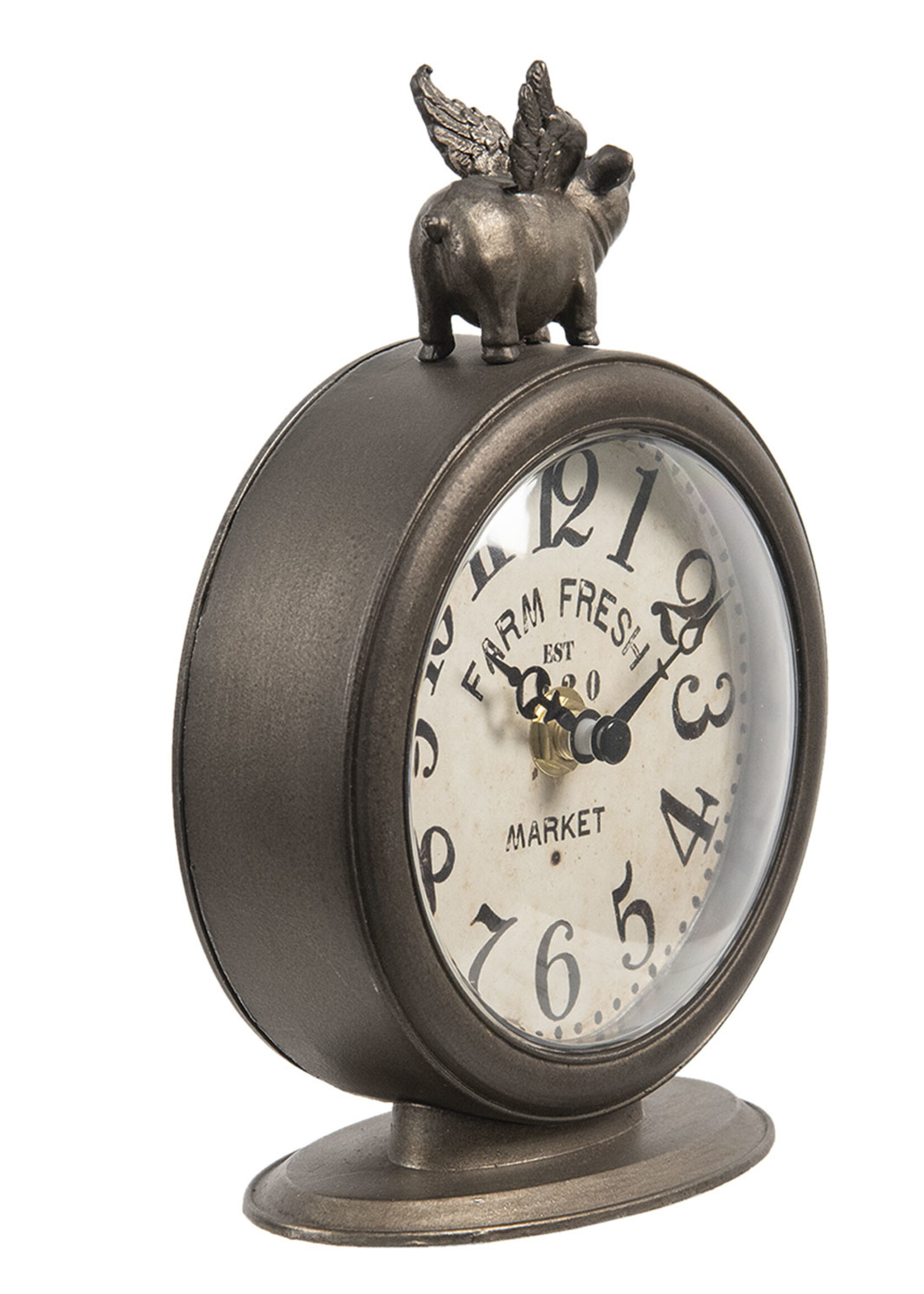 Clayre & Eef Horloge de table 12*6*17 cm / 1*AA 6KL0628