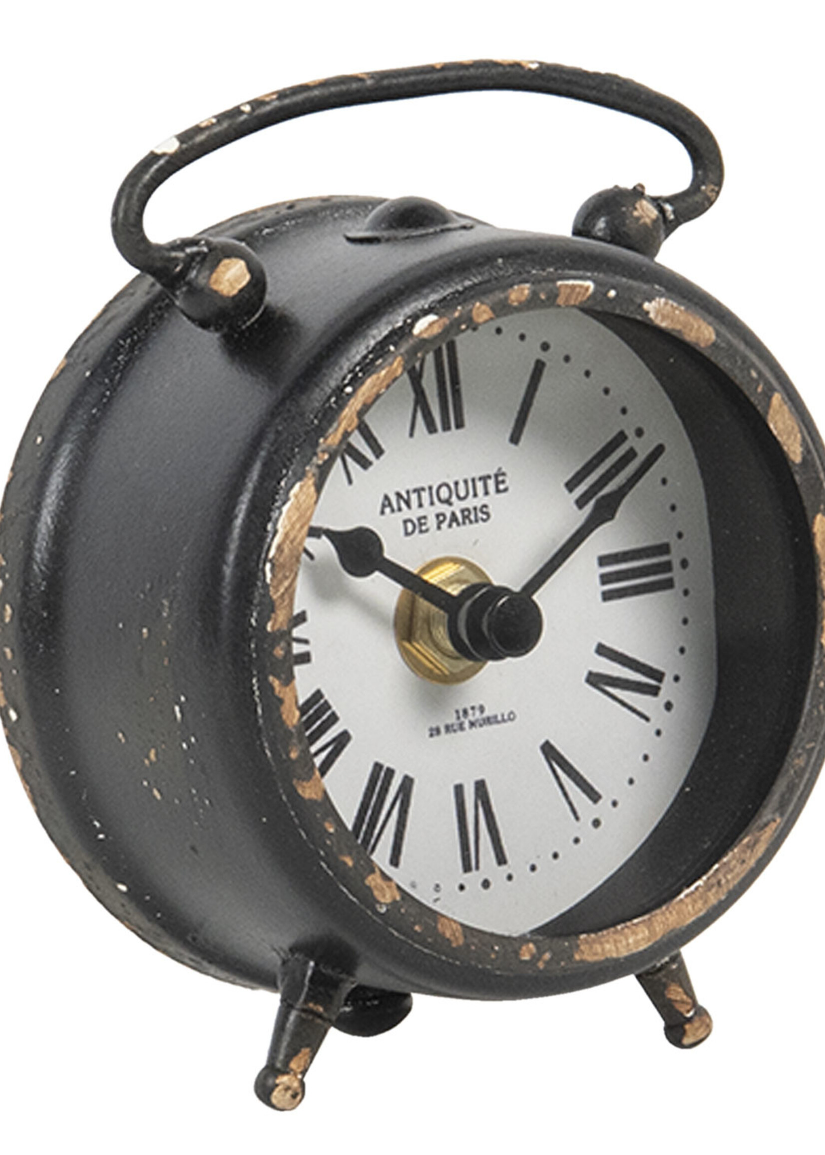 Clayre & Eef Tafelklok 9*4*10 cm / 1*AA 6KL0630