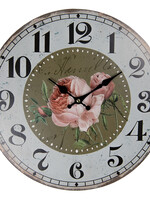 Clayre & Eef Horloge murale Ø 34*4 cm / 1*AA 6KL0642
