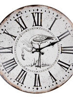 Clayre & Eef Horloge murale Ø 34*4 cm / 1*AA 6KL0643