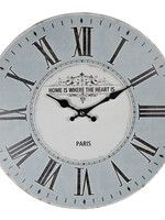 Clayre & Eef Wandklok Ø 34*4 cm / 1*AA 6KL0644