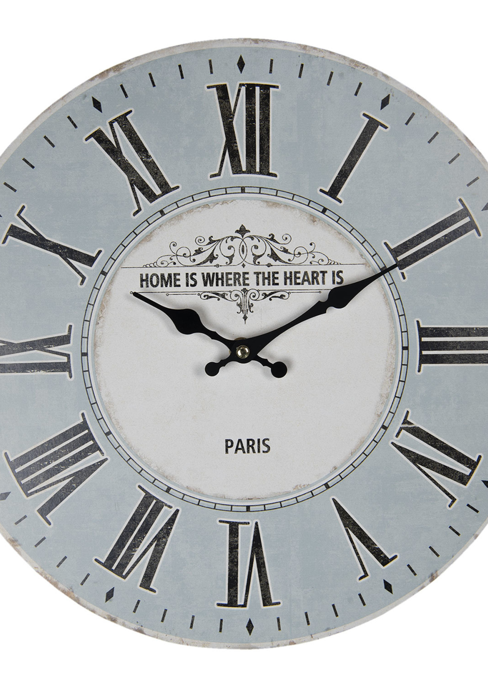 Clayre & Eef Horloge murale Ø 34*4 cm / 1*AA 6KL0644