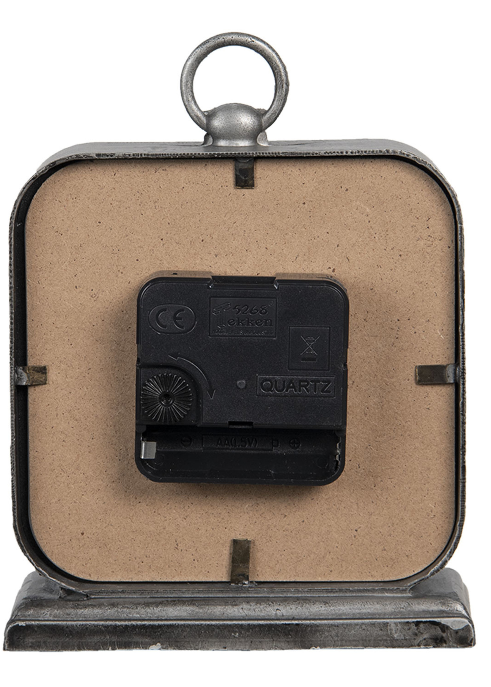 Clayre & Eef Tafelklok 13*5*16 cm / 1*AA 6KL0655