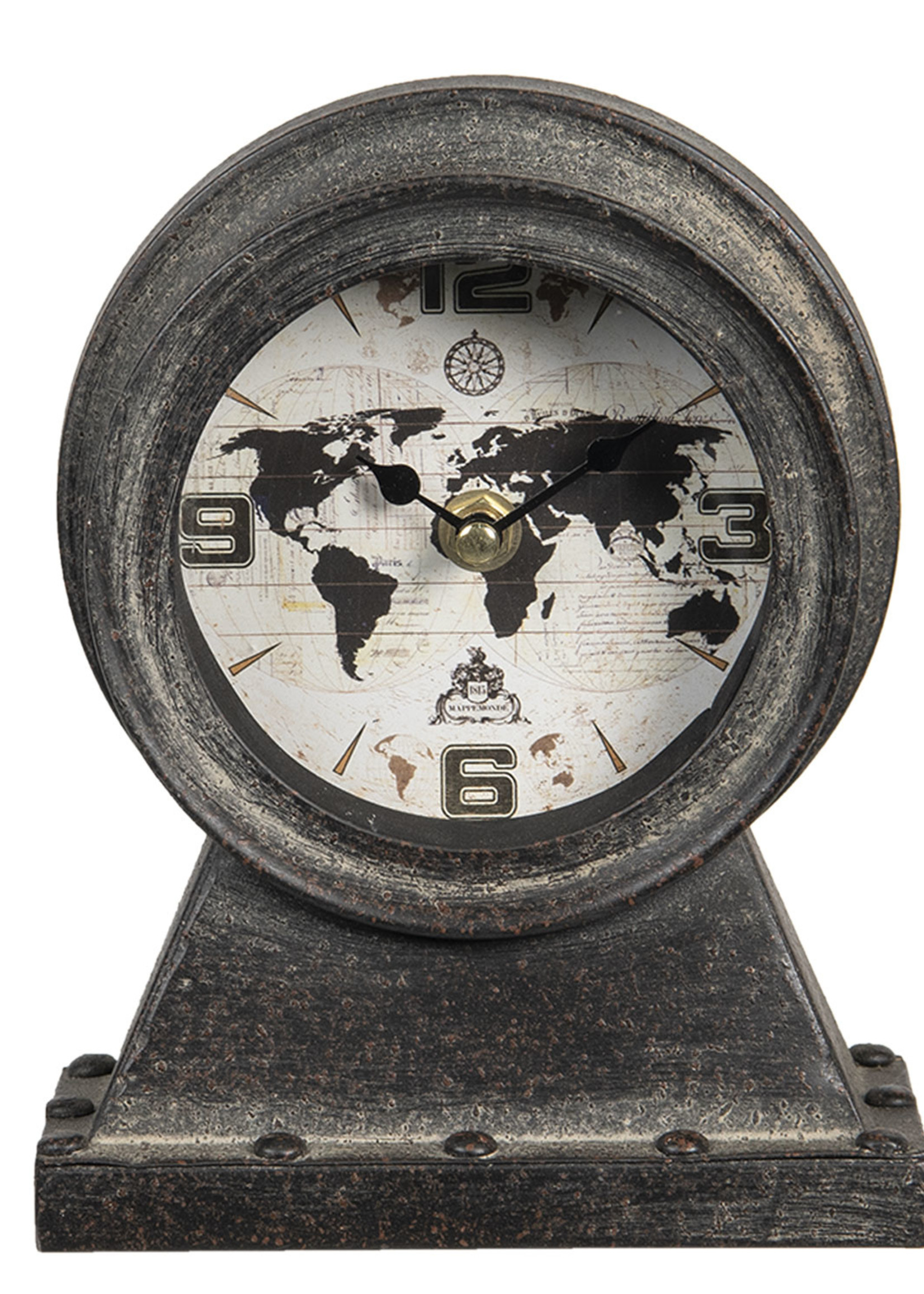 Clayre & Eef Horloge de table 15*8*19 cm / 1*AA 6KL0669