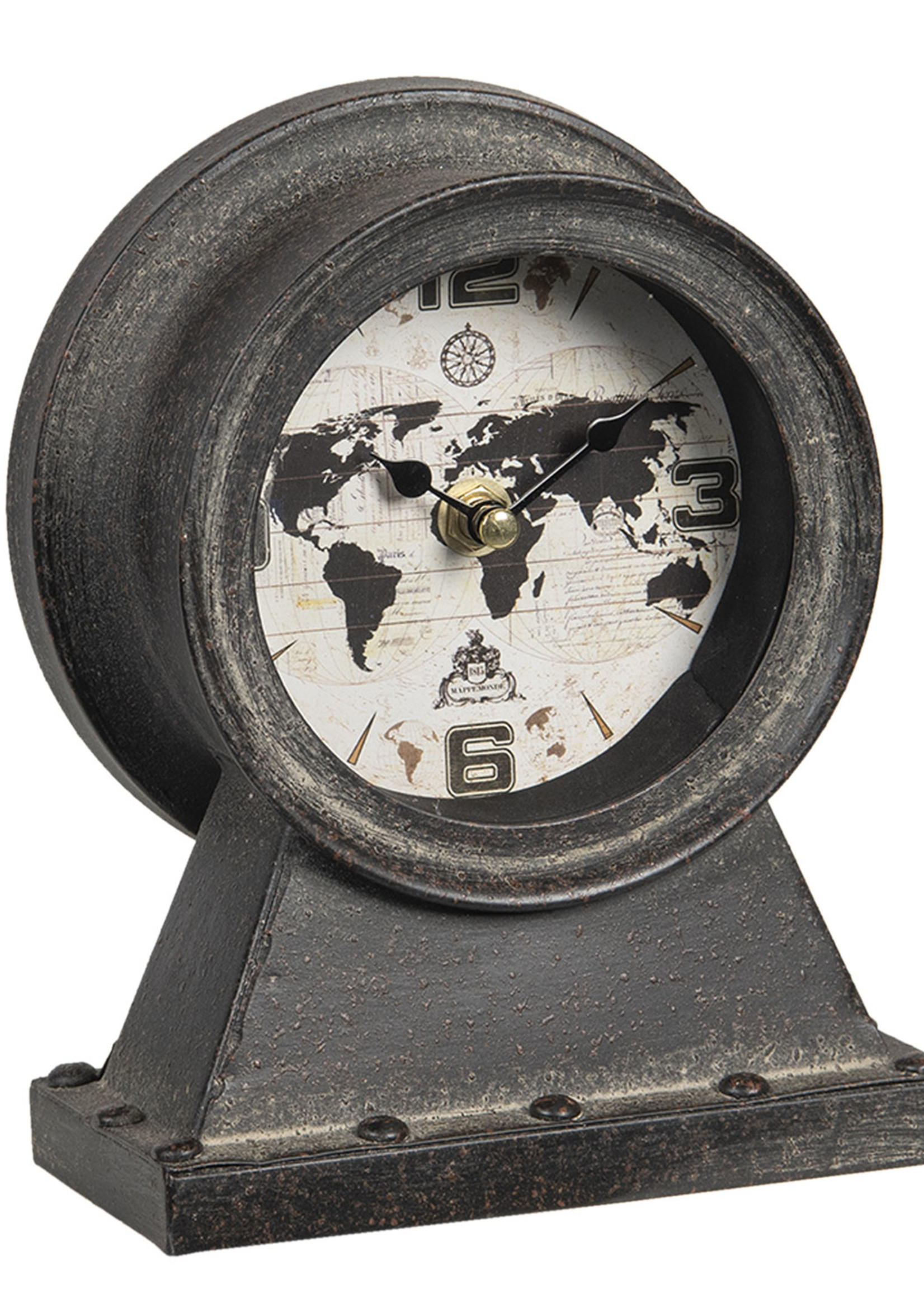 Clayre & Eef Horloge de table 15*8*19 cm / 1*AA 6KL0669