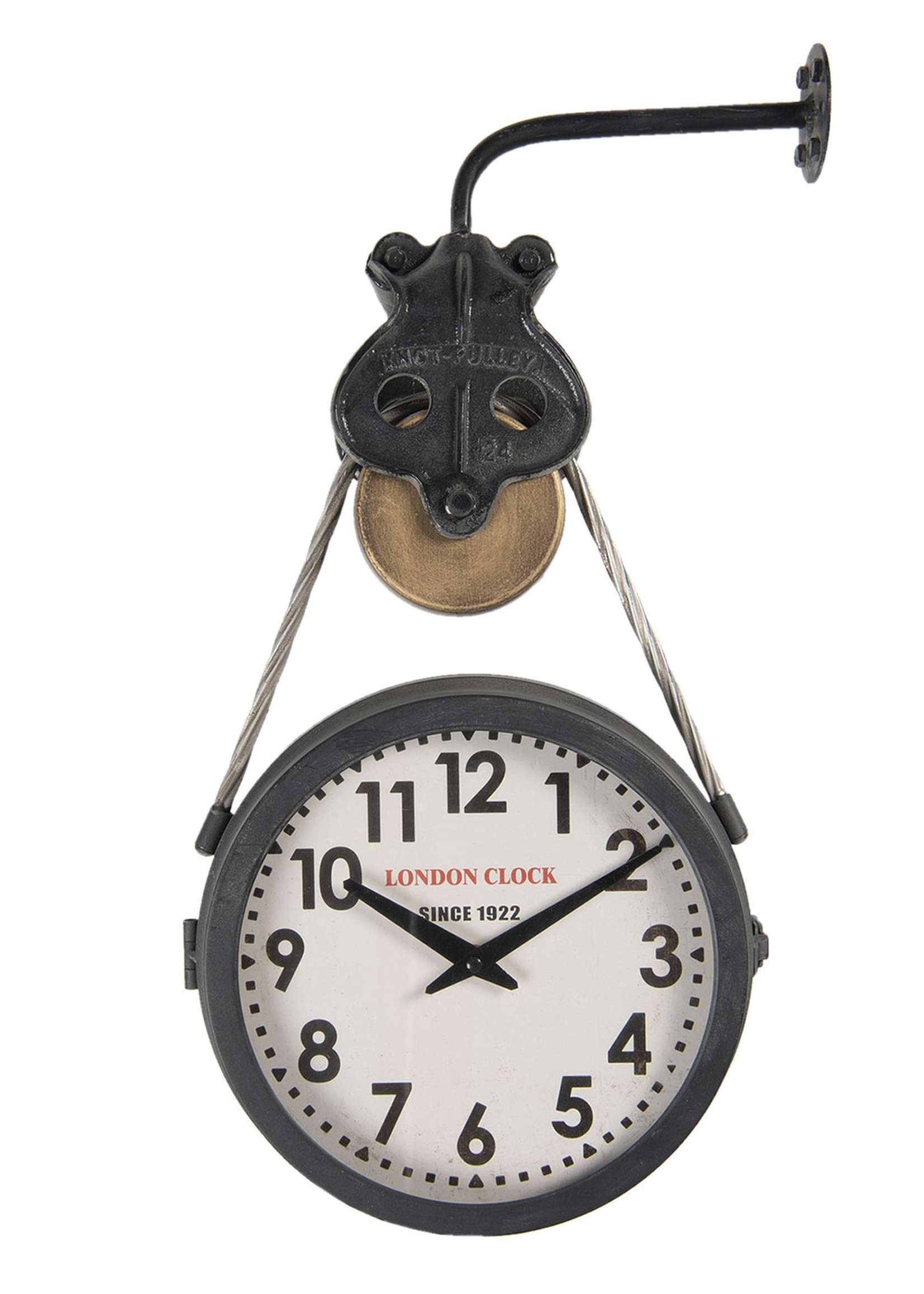 Clayre & Eef Wandklok 34*9*52 cm / 1*AA 6KL0673