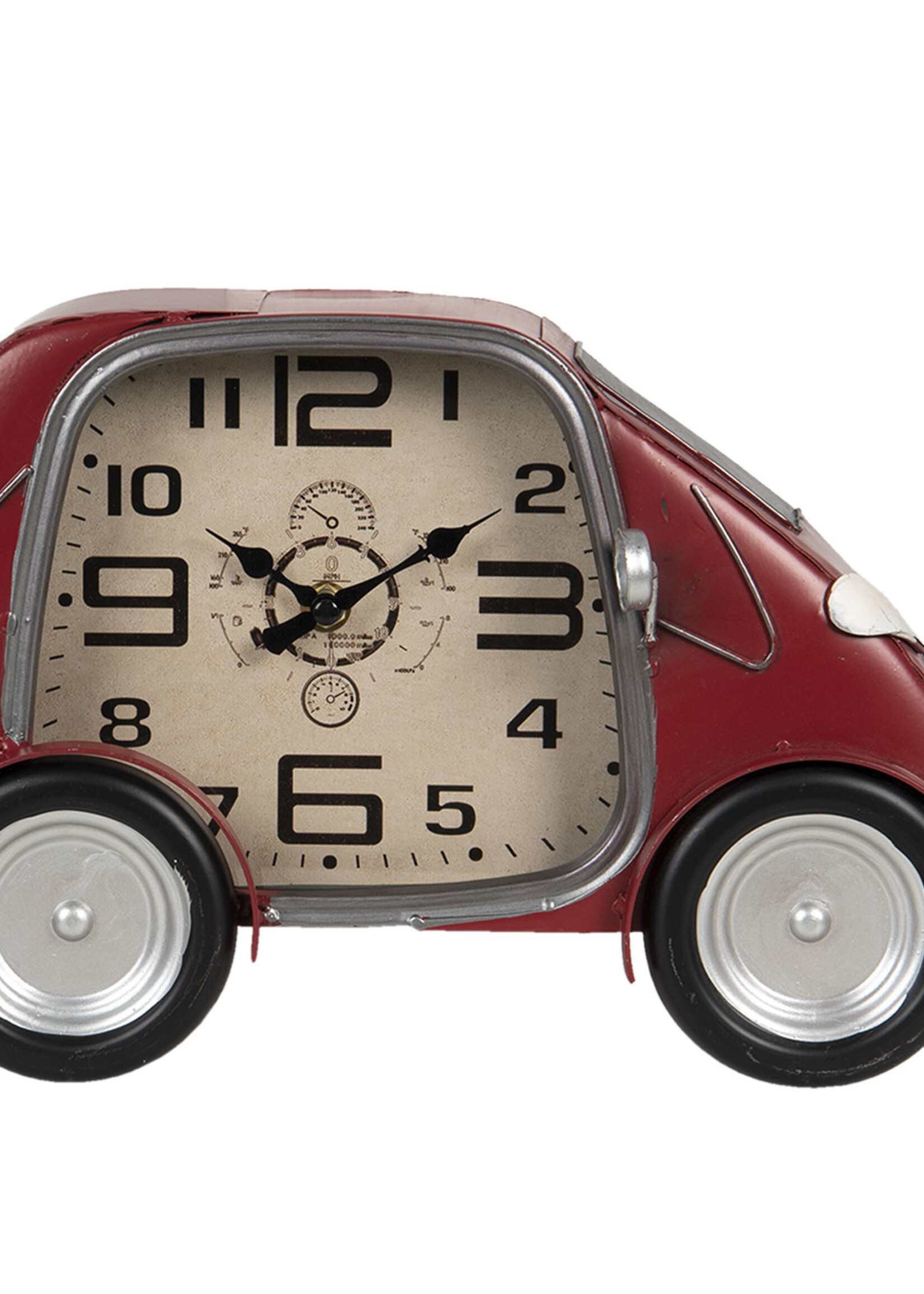 Clayre & Eef Wandklok 33*9*21 cm / 1*AA 6KL0677