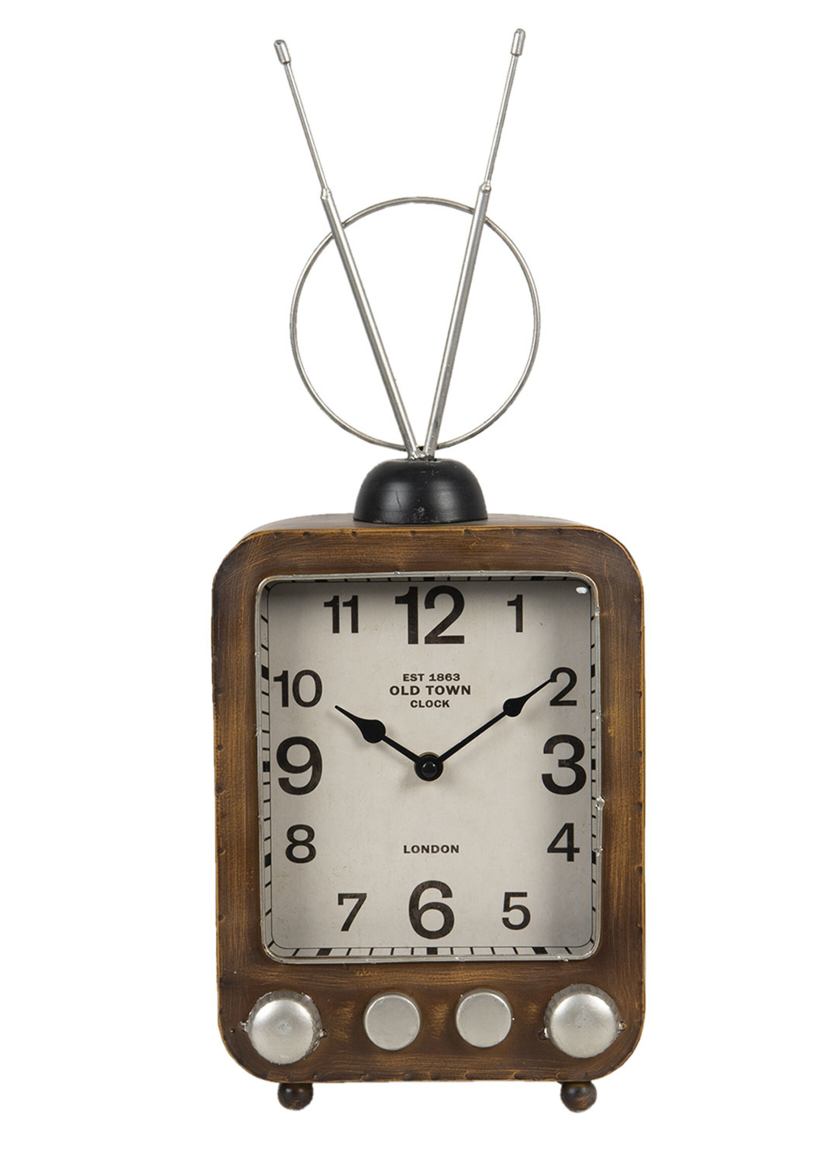 Clayre & Eef Horloge de table 20*11*50 cm / 1*AA 6KL0678